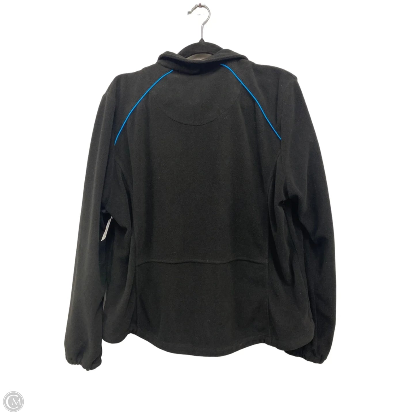 Jacket Fleece By Clothes Mentor In Black & Blue, Size: Xl