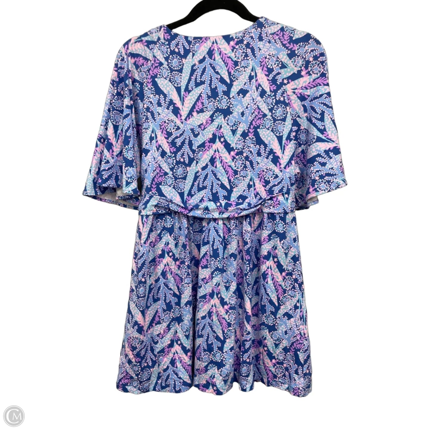Dress Designer By Lilly Pulitzer In Blue & Purple, Size: M