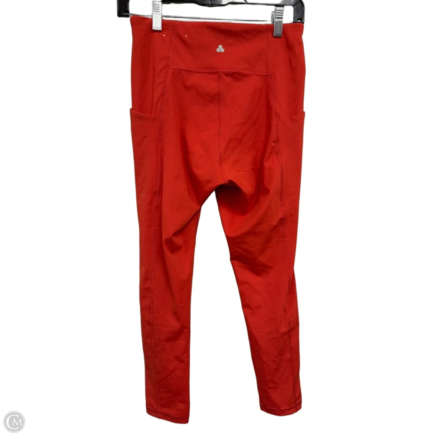 Athletic Leggings By Tek Gear In Orange, Size: M