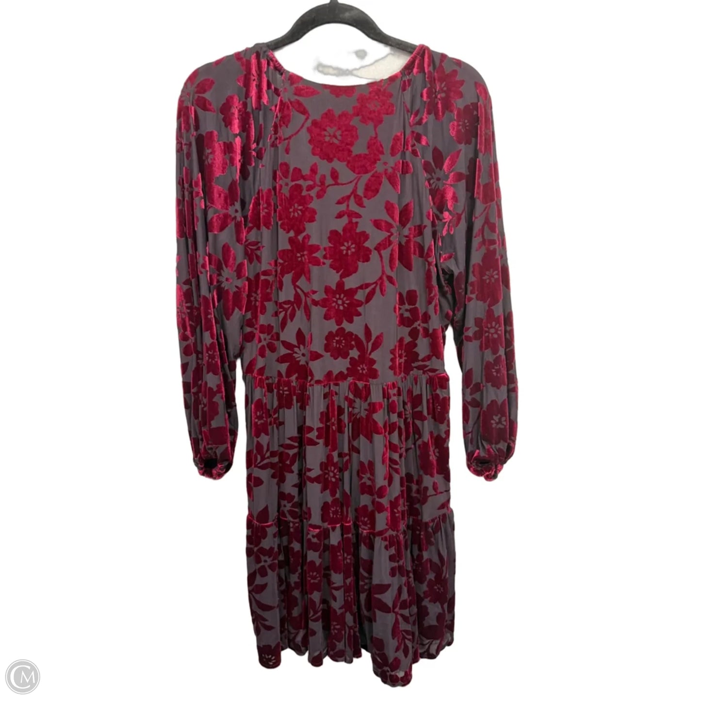 Dress Casual Short By Taylor In Black & Red, Size: 16