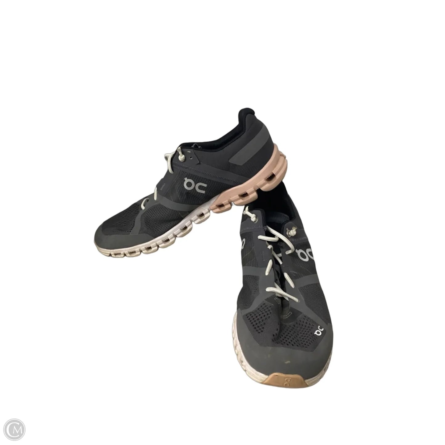 Shoes Athletic By On Cloud In Grey & Pink, Size: 10.5