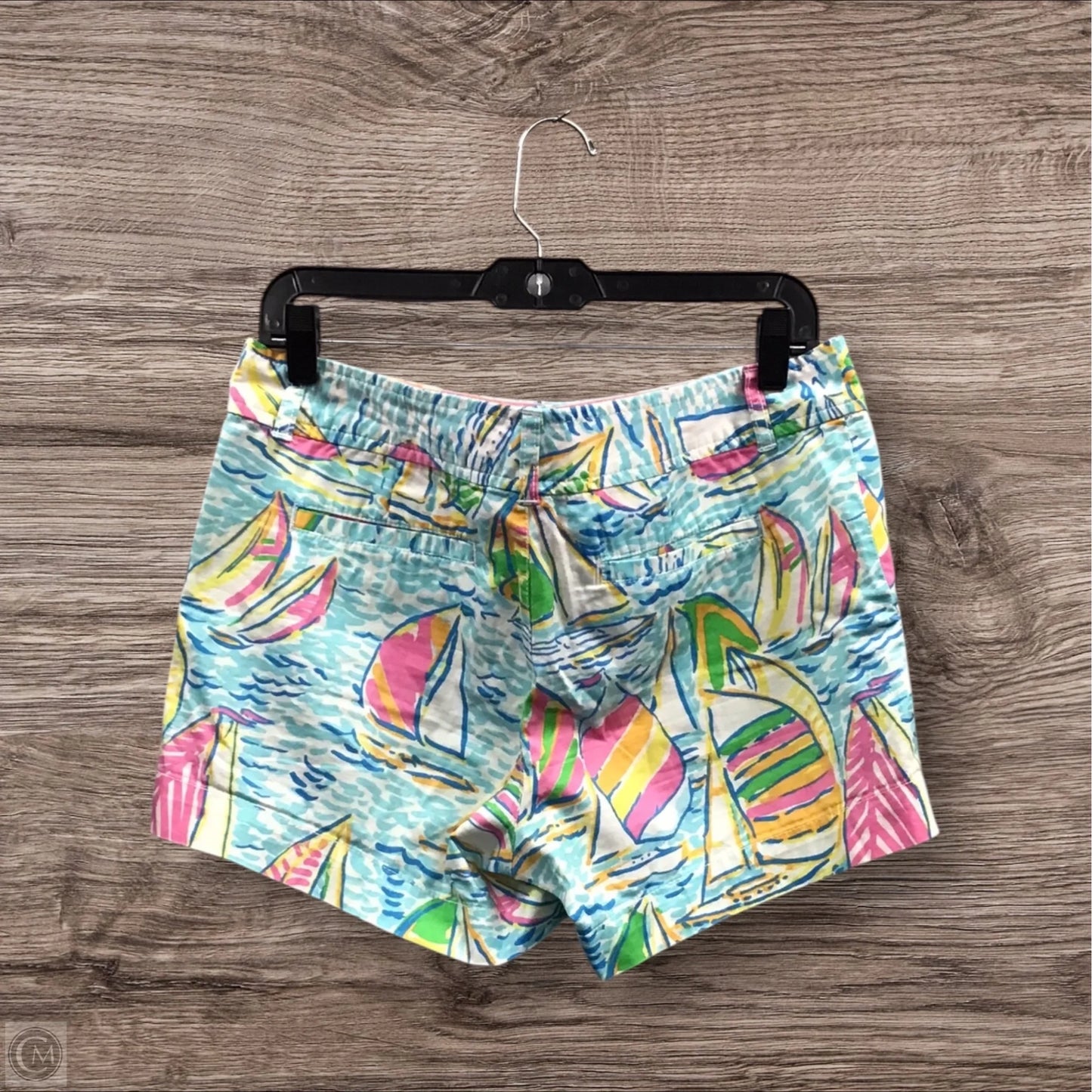 Shorts Designer By Lilly Pulitzer In Nautical Print, Size: 8