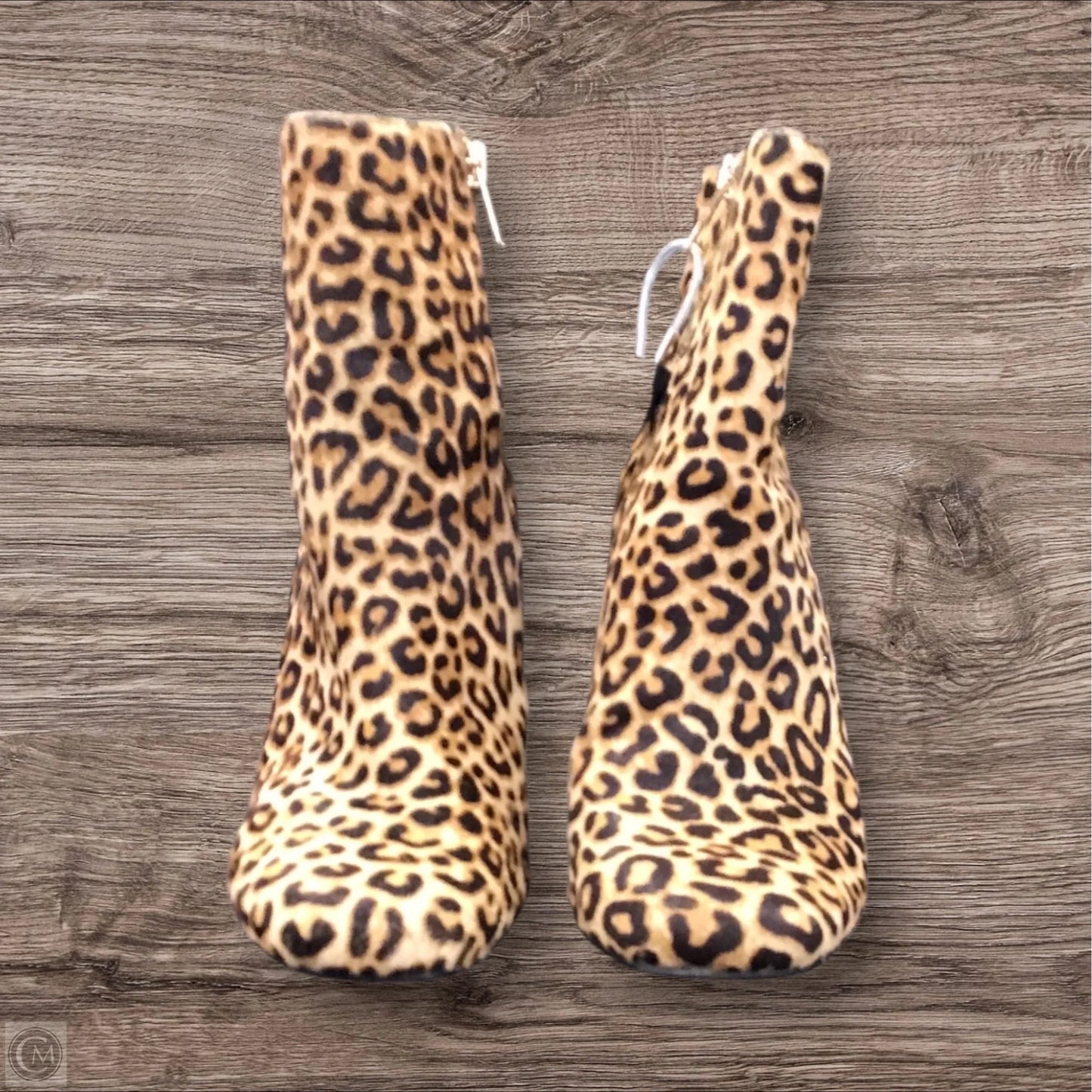 Boots Ankle Heels By Steve Madden In Animal Print, Size: 8