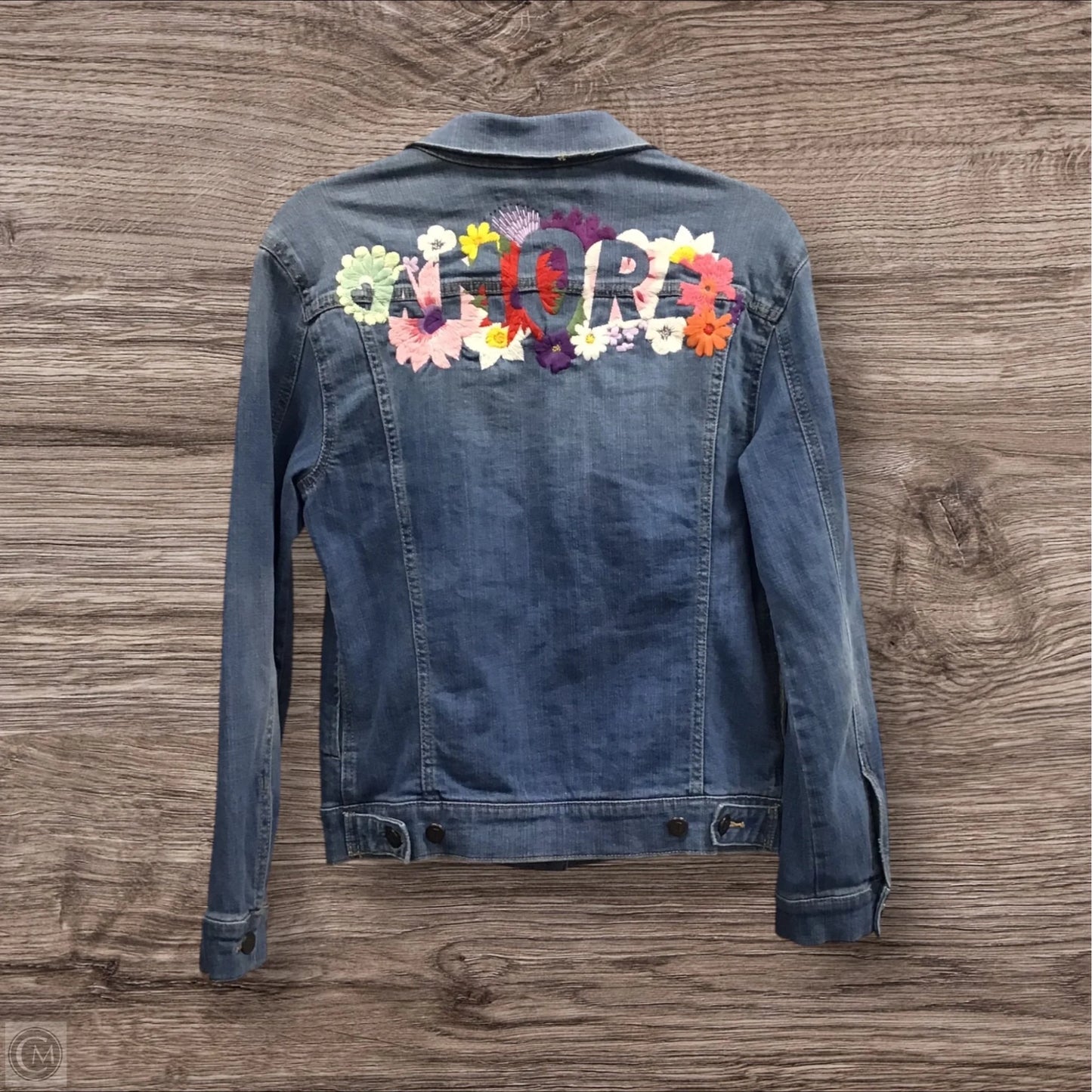 Jacket Denim By Pilcro In Blue, Size: Xs