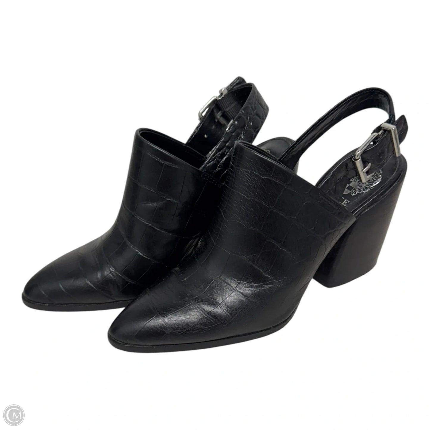 Boots Ankle Heels By Vince Camuto In Black, Size: 6