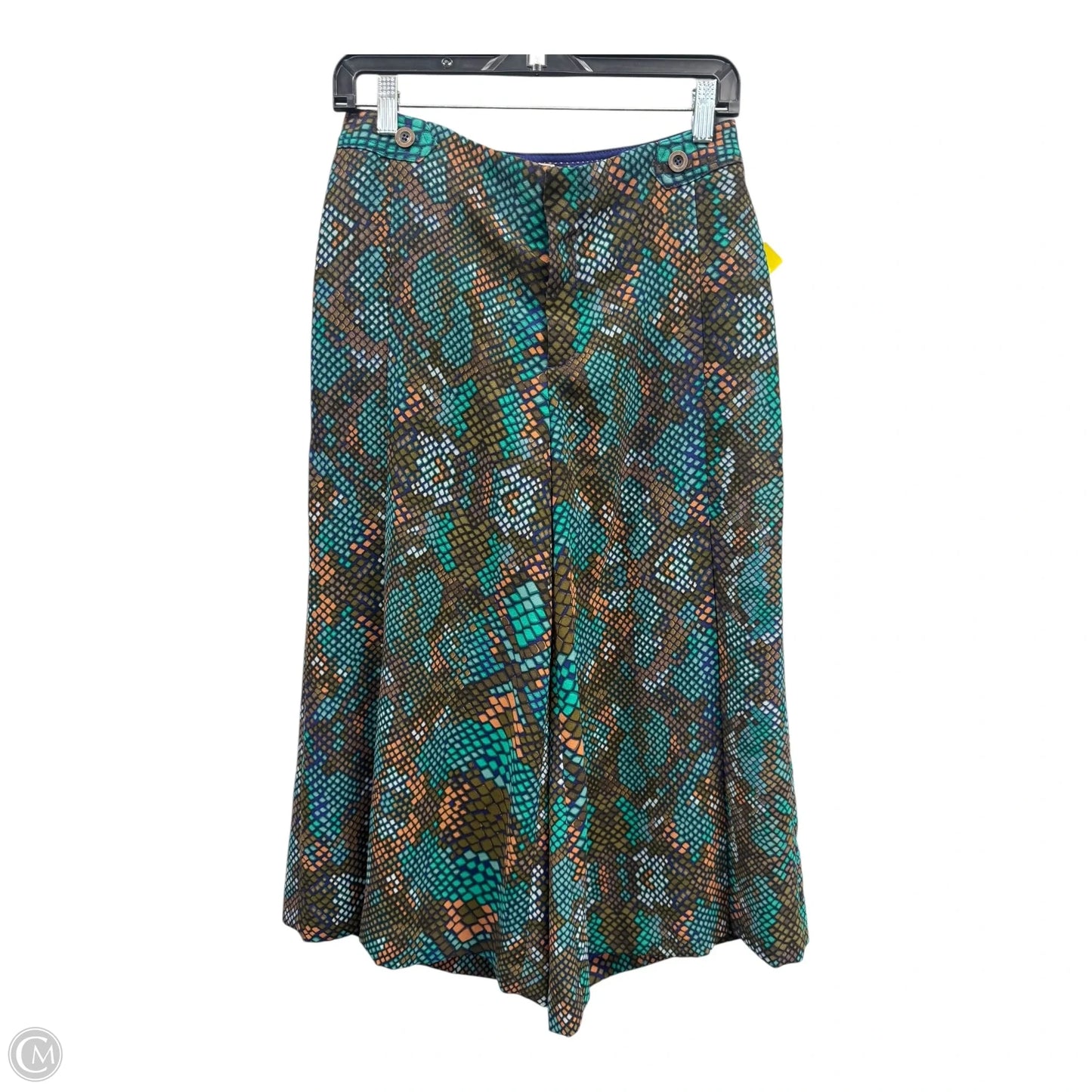 Pants Cropped By Anthropologie In Geometric Pattern, Size: 4