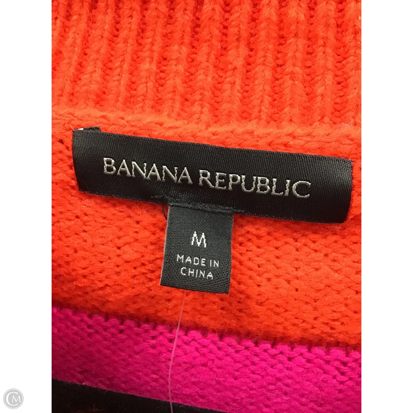 Sweater By Banana Republic In Striped Pattern, Size: M