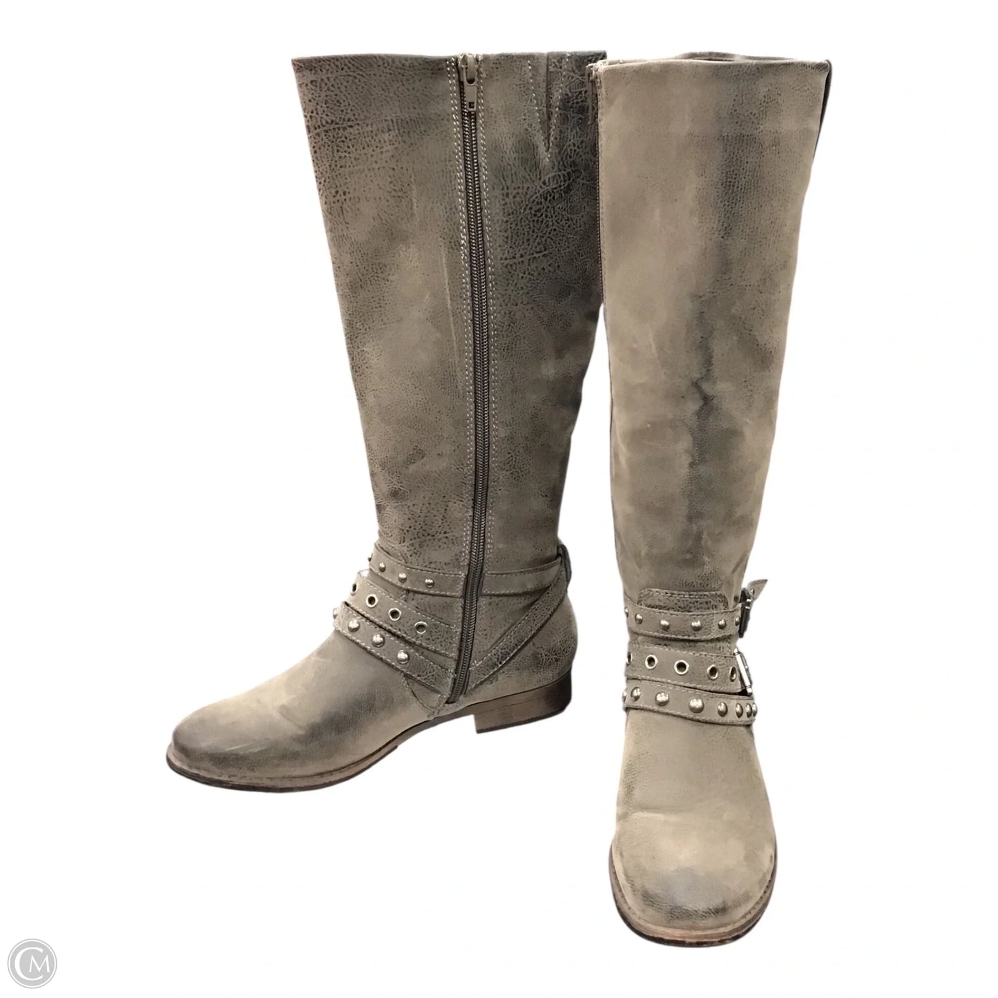 Boots Mid-calf Flats By Nicole In Brown, Size: 8