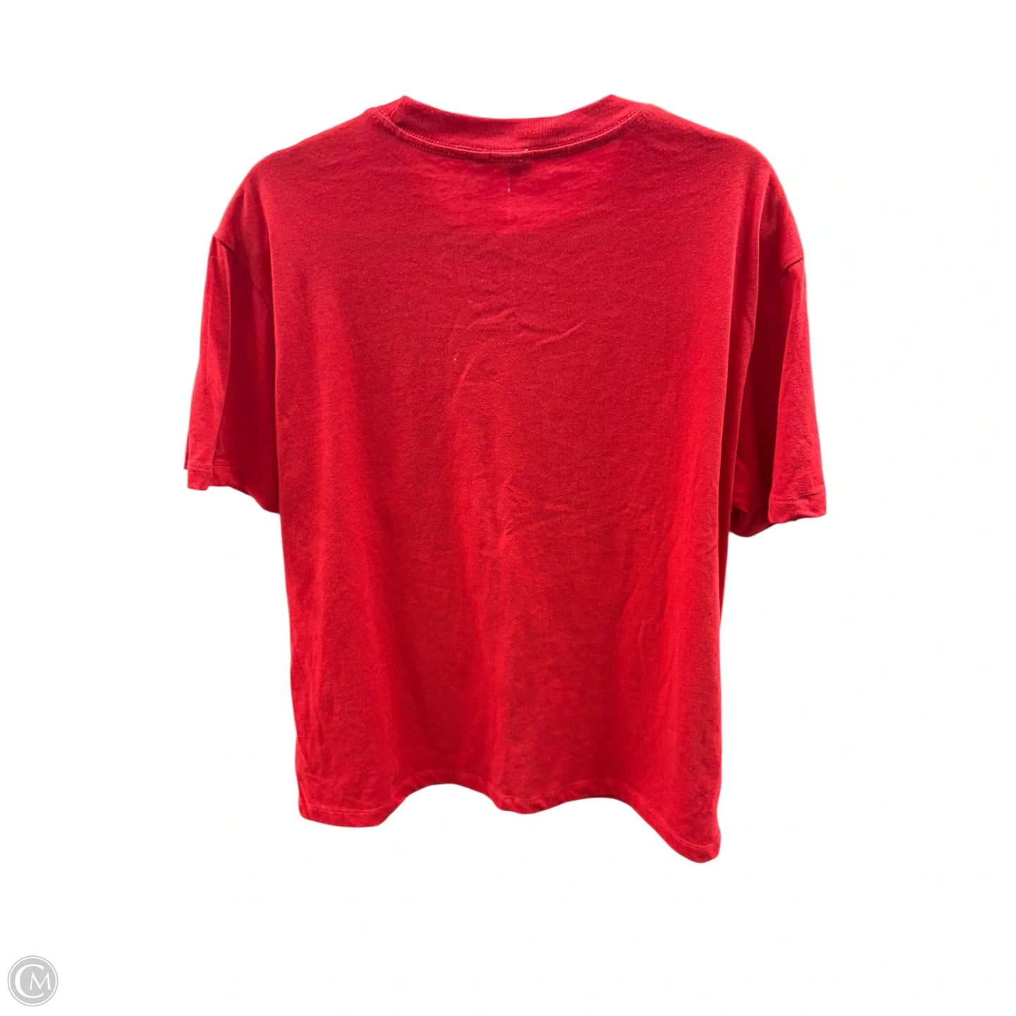 Top Short Sleeve By Disney In Red, Size: L