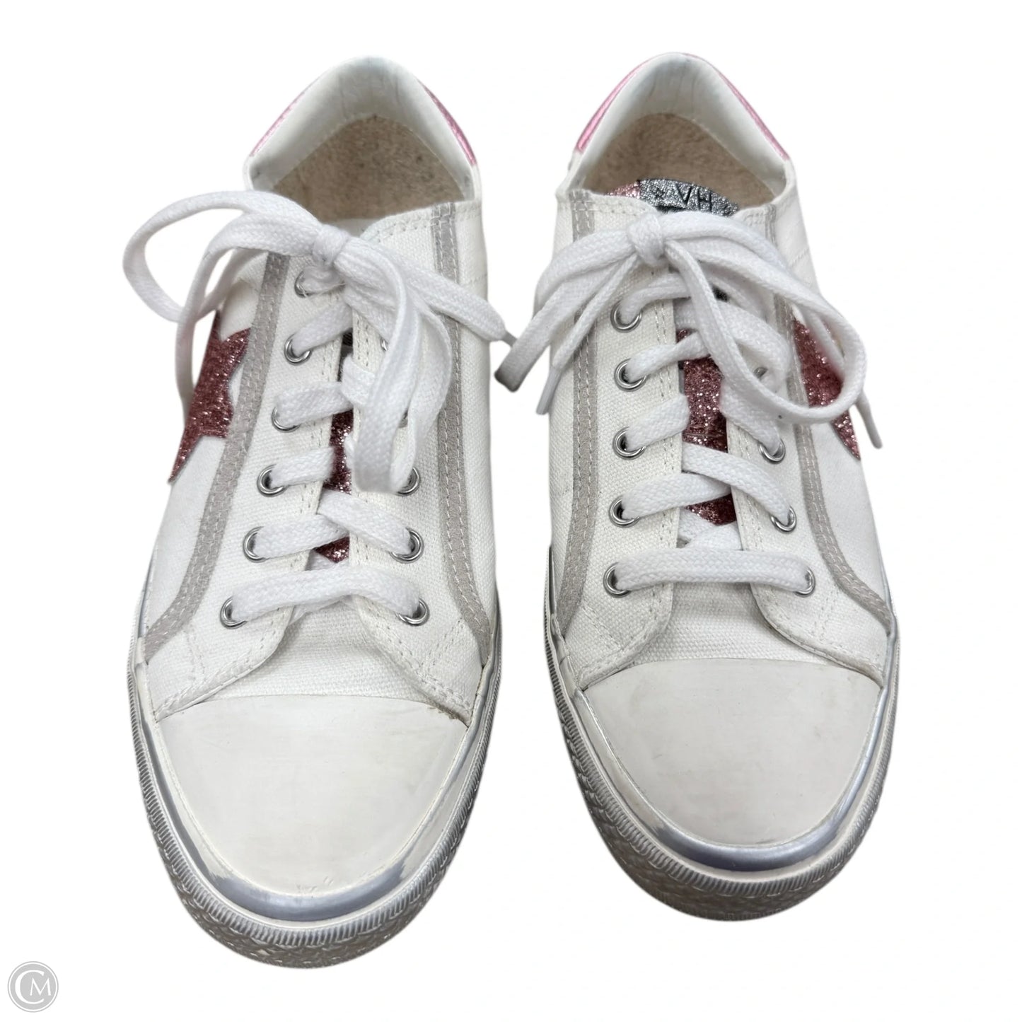 Shoes Sneakers By Vintage Havana In Pink & White, Size: 8