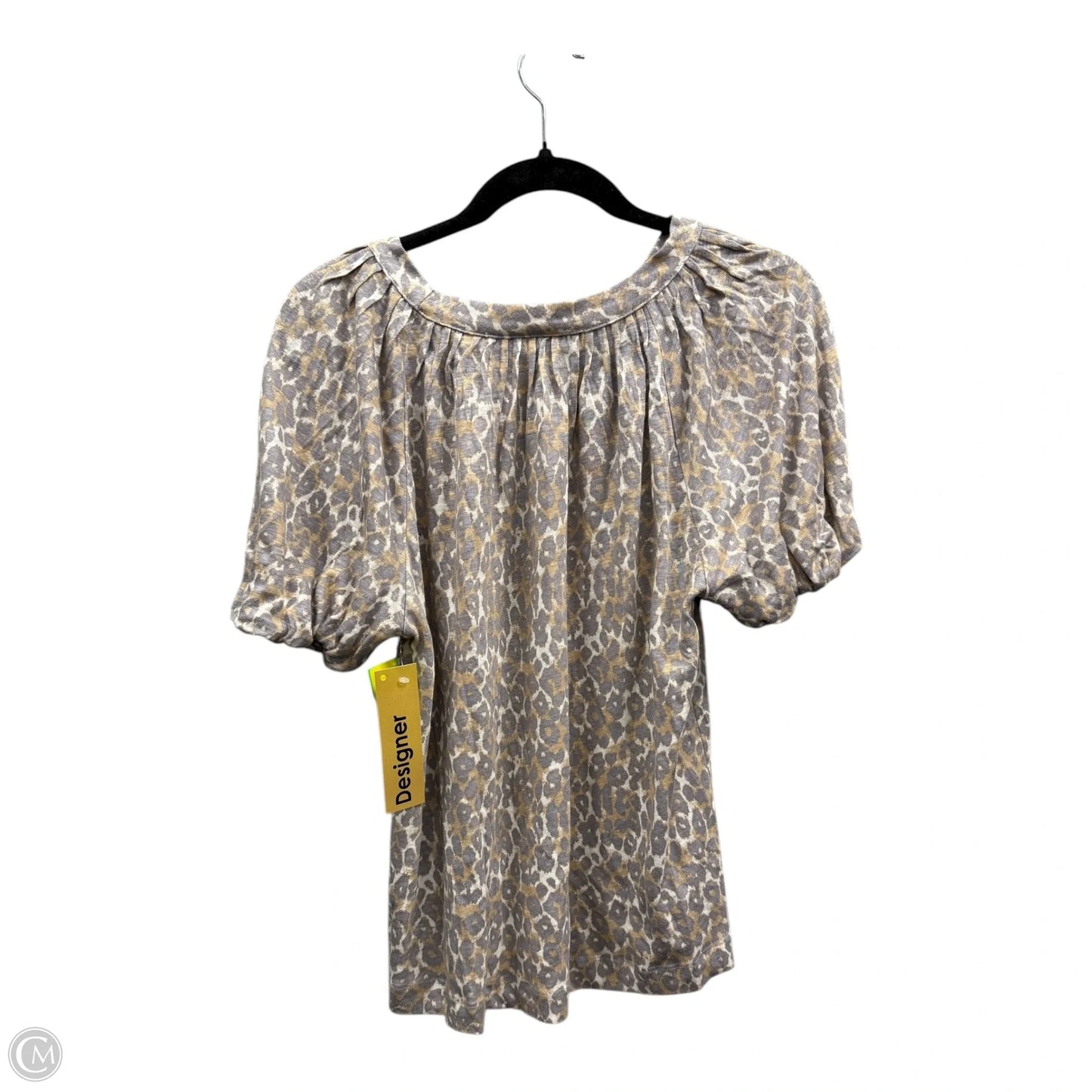 Top Short Sleeve By Maeve In Animal Print, Size: S