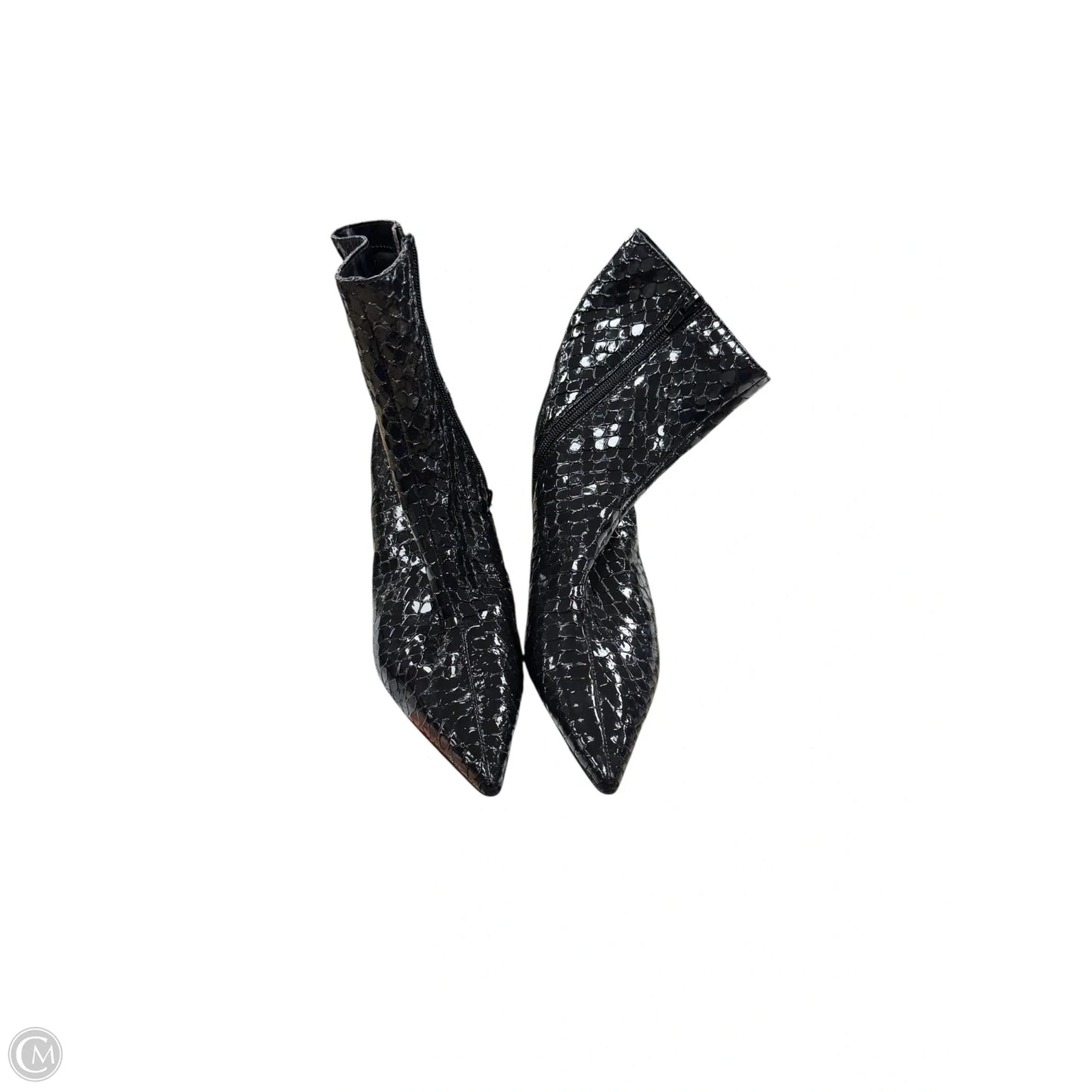 Boots Ankle Heels By Steve Madden In Black, Size: 8.5