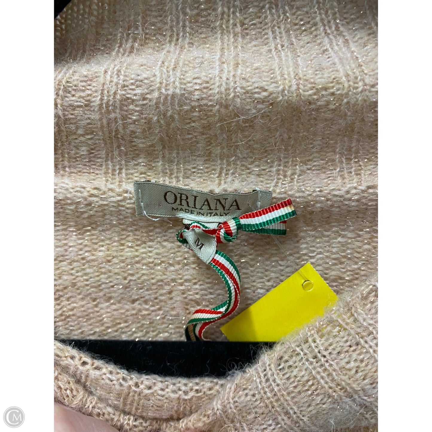 Sweater By Clothes Mentor In Peach, Size: M