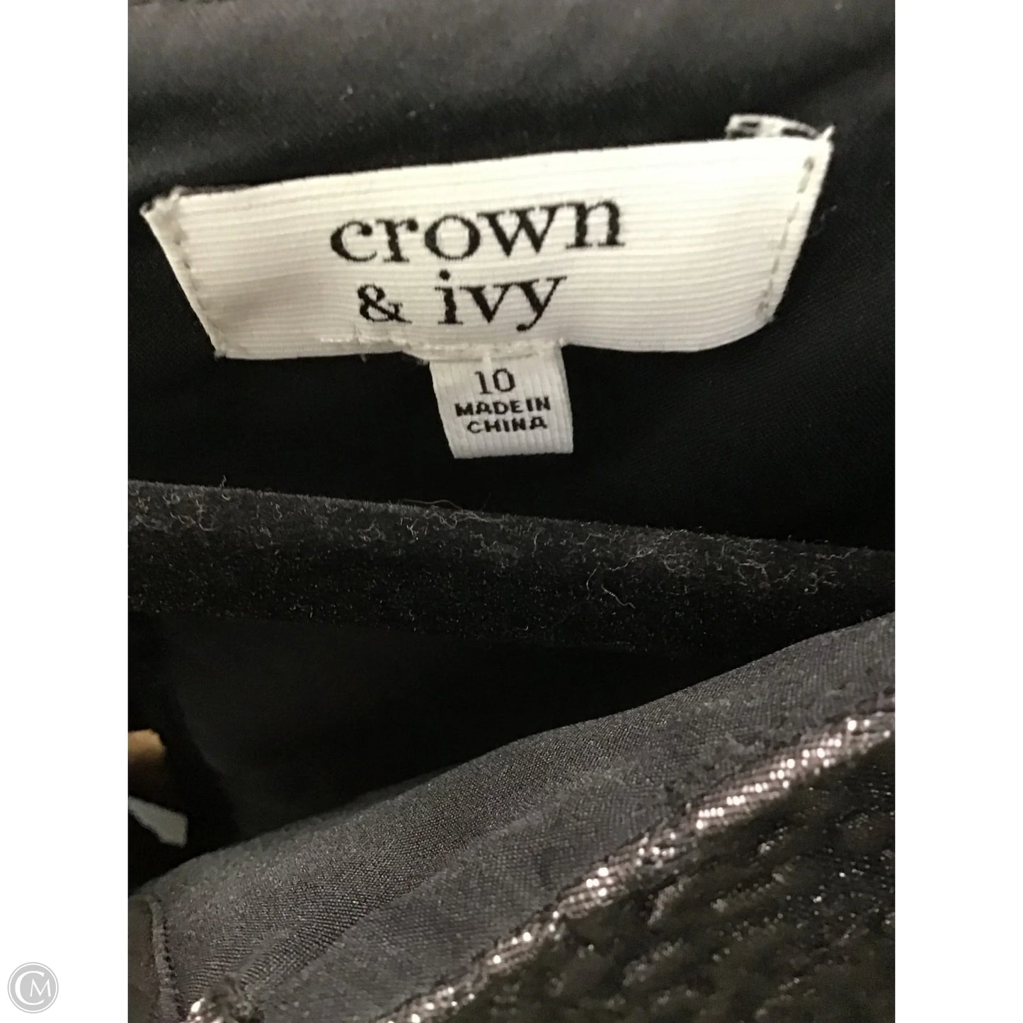 Dress Party Short By Crown And Ivy In Silver, Size: 10