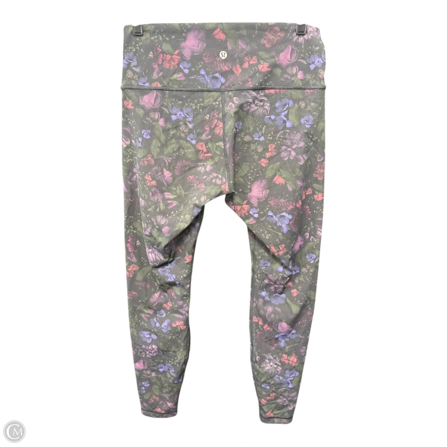 Athletic Leggings By Lululemon In Floral Print, Size: 10