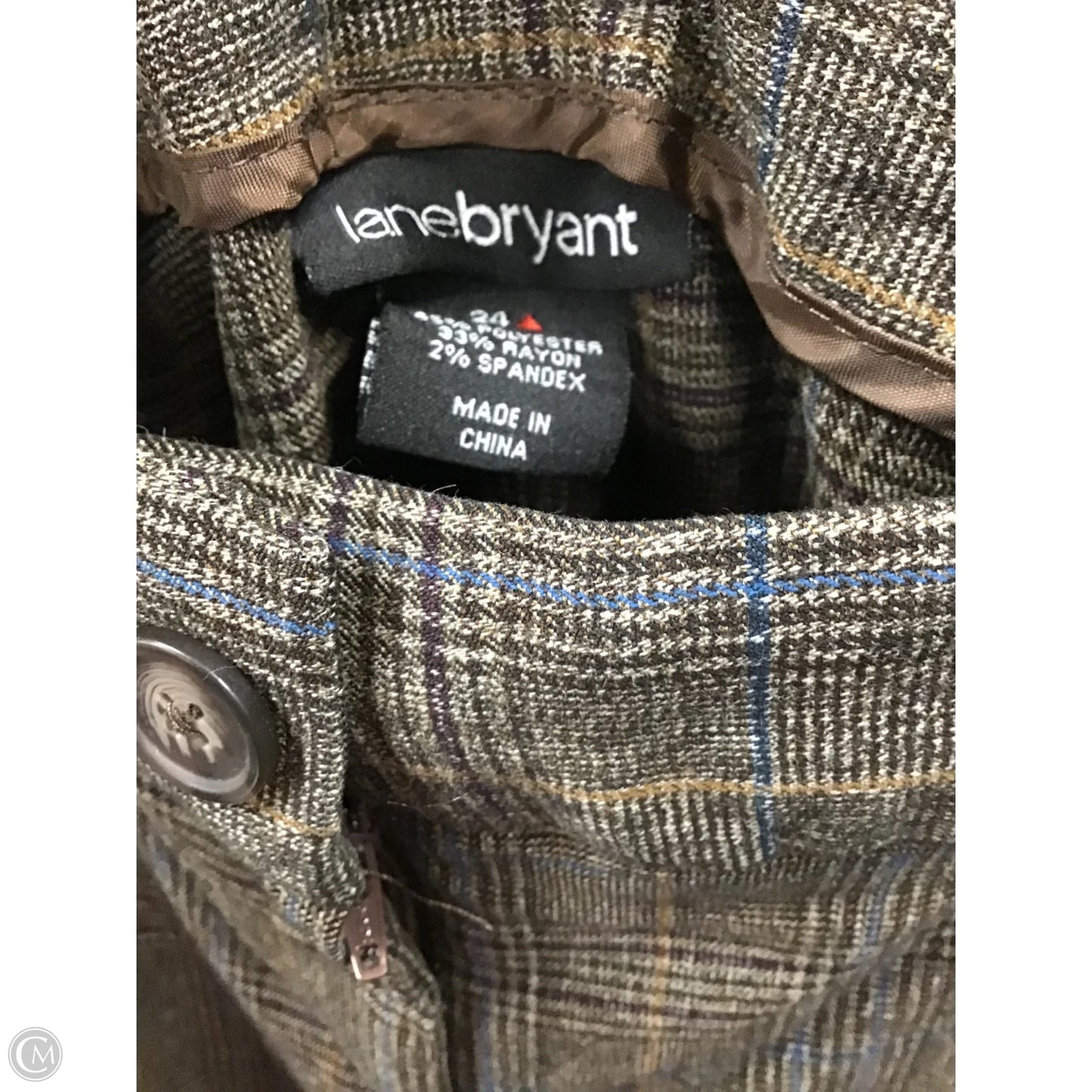 Pants Dress By Lane Bryant In Plaid Pattern, Size: 3x