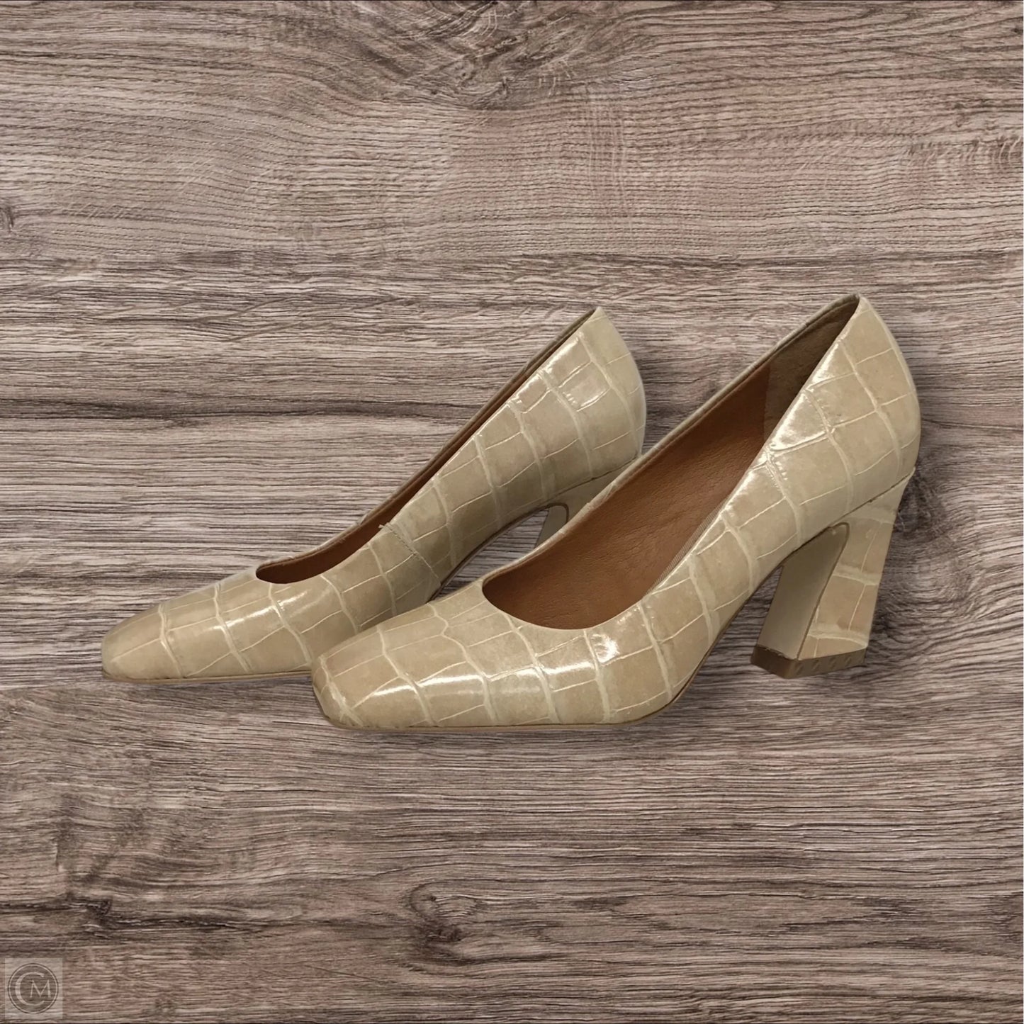 Shoes Heels Block By Clothes Mentor In Animal Print, Size: 5.5