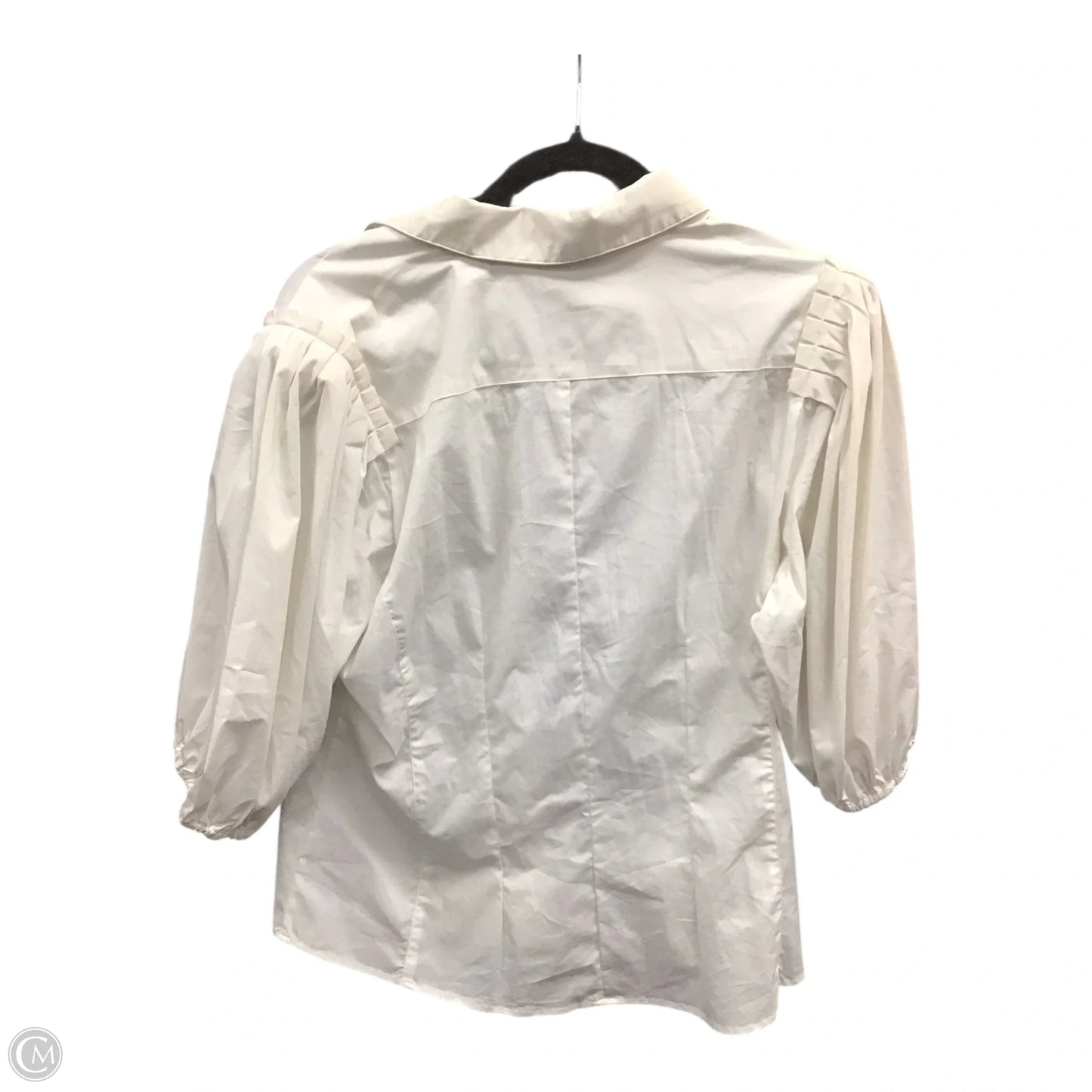 Top Short Sleeve By Cmb In Cream, Size: Xl