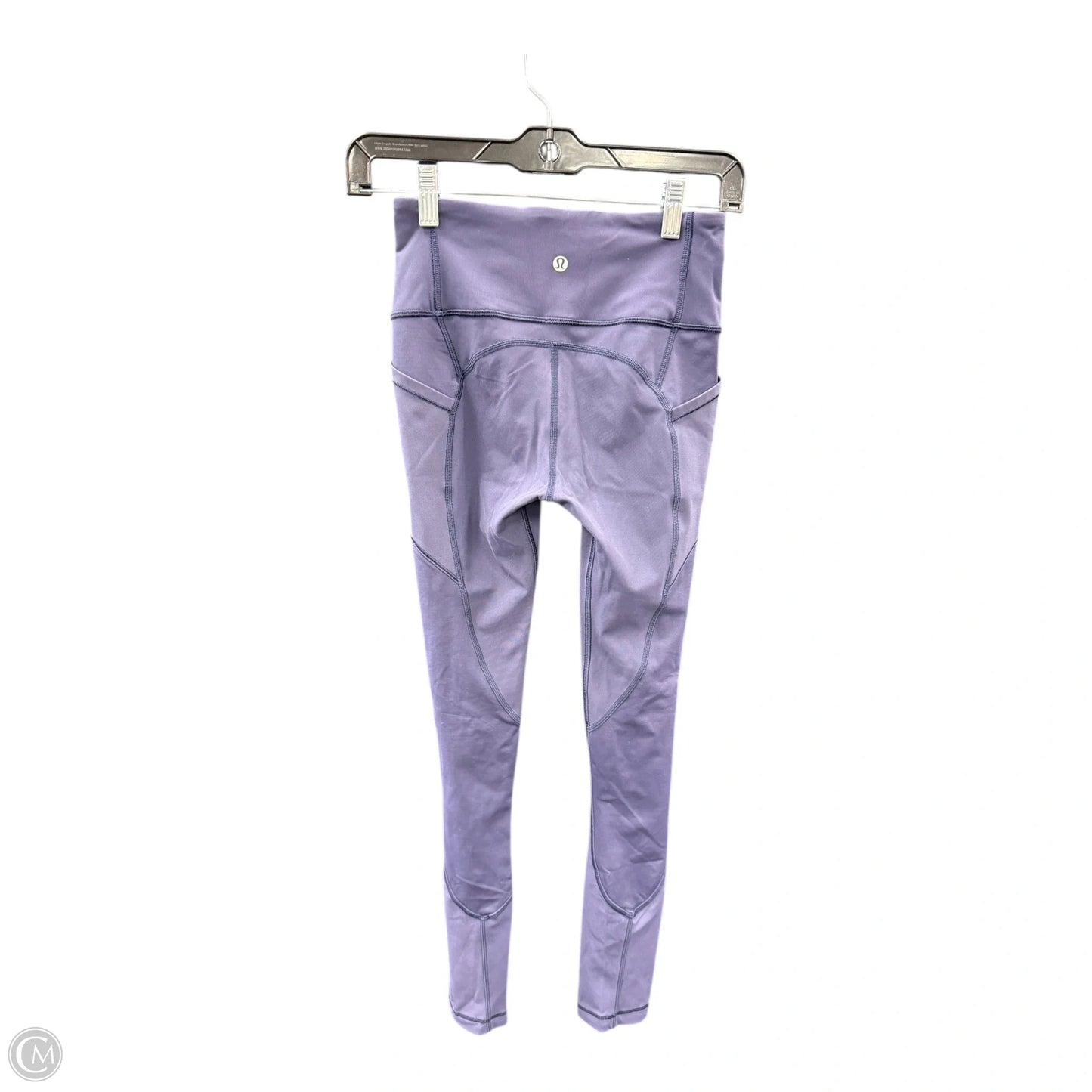 Athletic Leggings By Lululemon In Navy, Size: 4