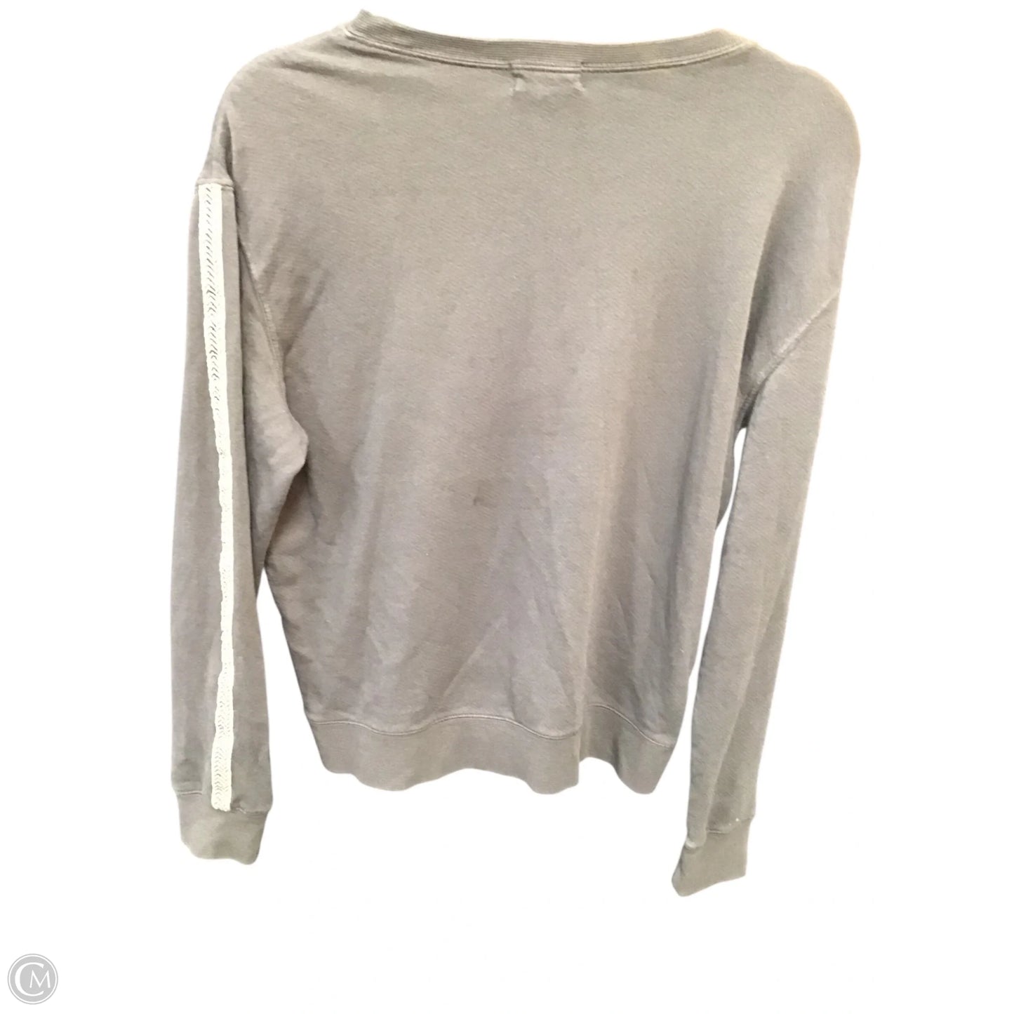 Sweatshirt Crewneck By Monrow In Grey, Size: S