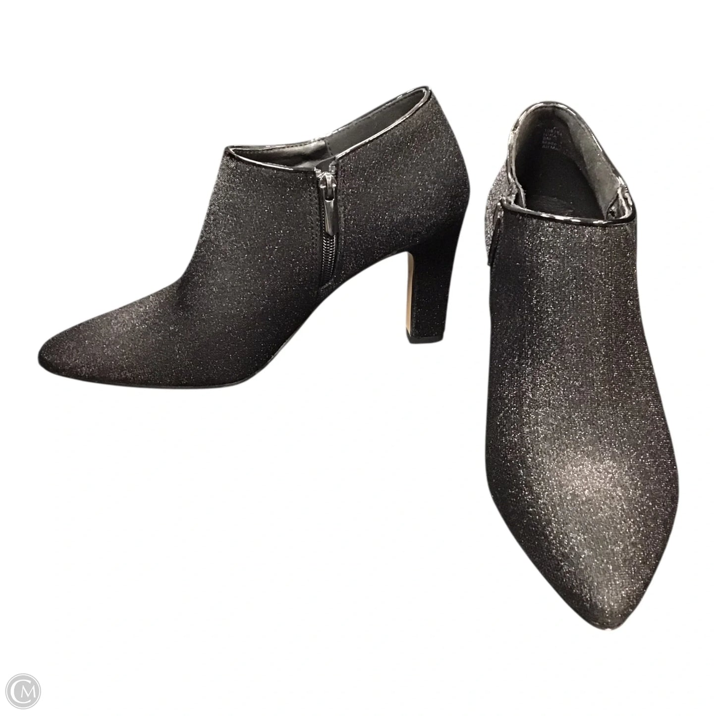 Boots Ankle Heels By Michael Shannon In Black, Size: 8