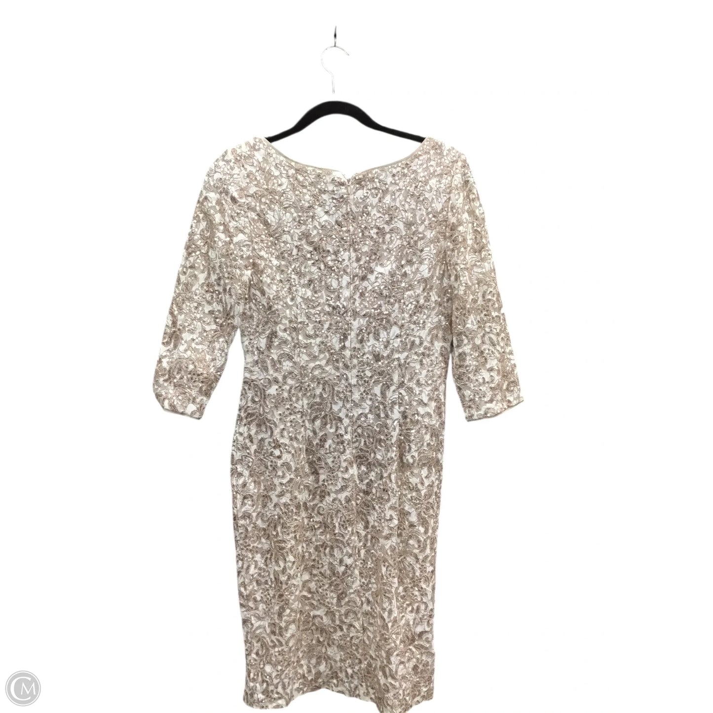 Dress Party Short By Alex Evenings In Rose Gold, Size: 8