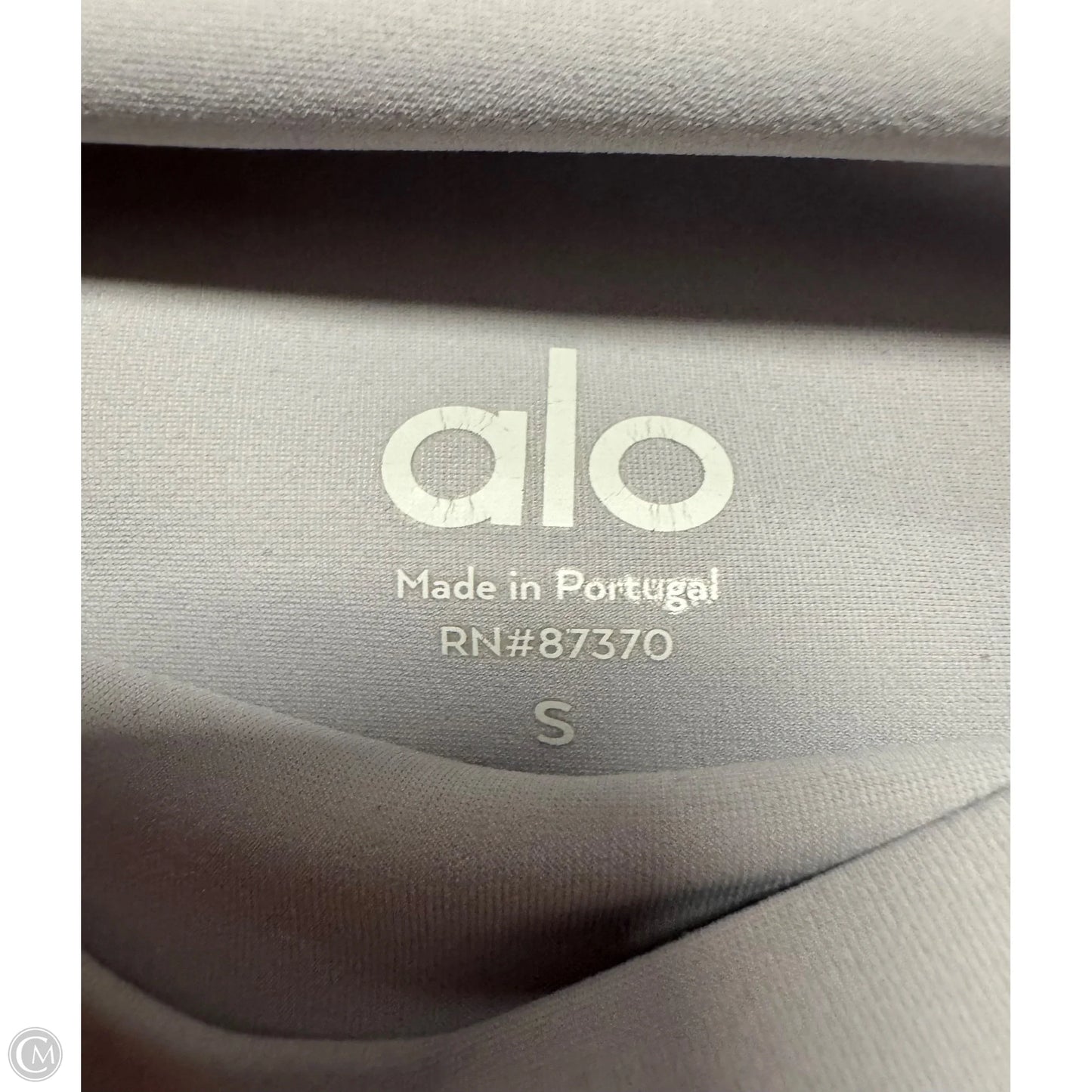 Athletic Leggings By Alo In Grey, Size: S