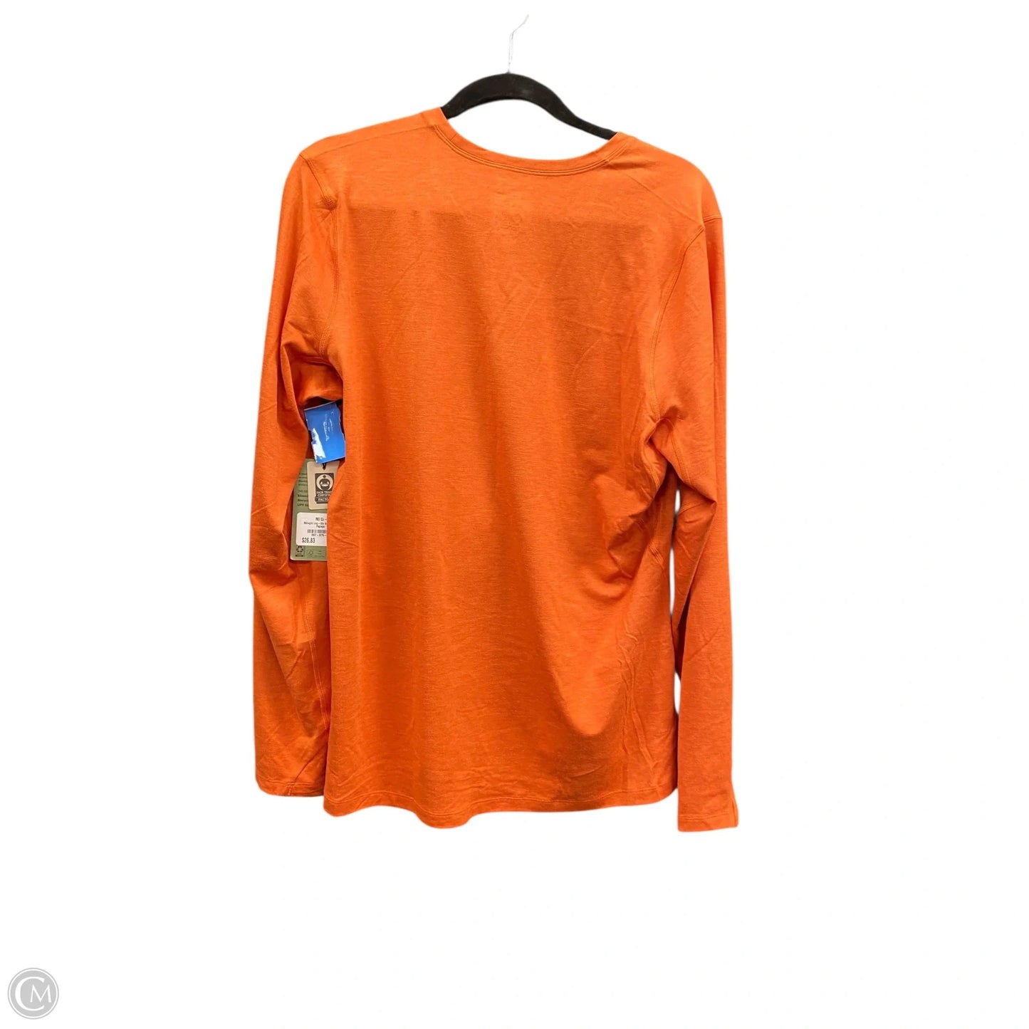 Athletic Top Long Sleeve Crewneck By Rei In Orange, Size: 1x