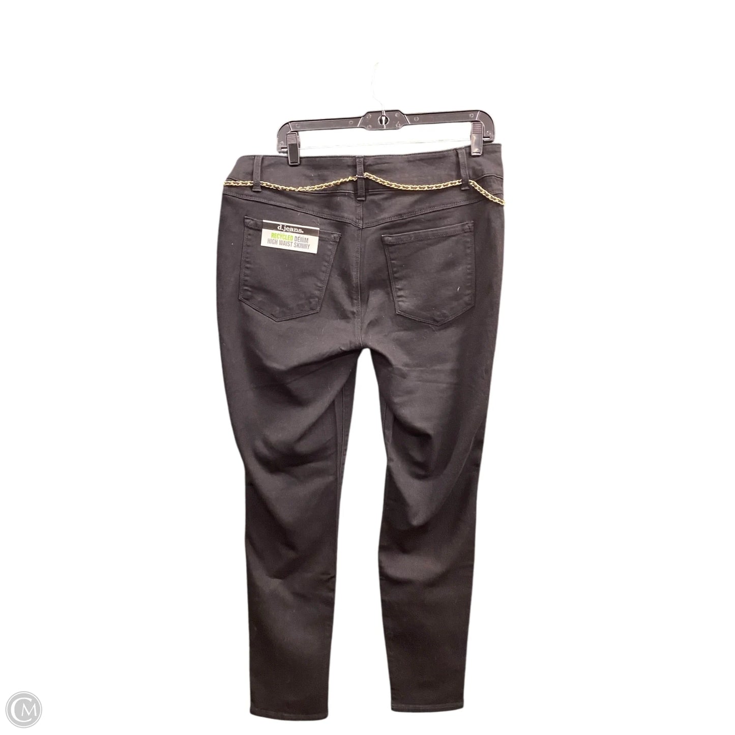 Jeans Skinny By D Jeans In Black, Size: 14