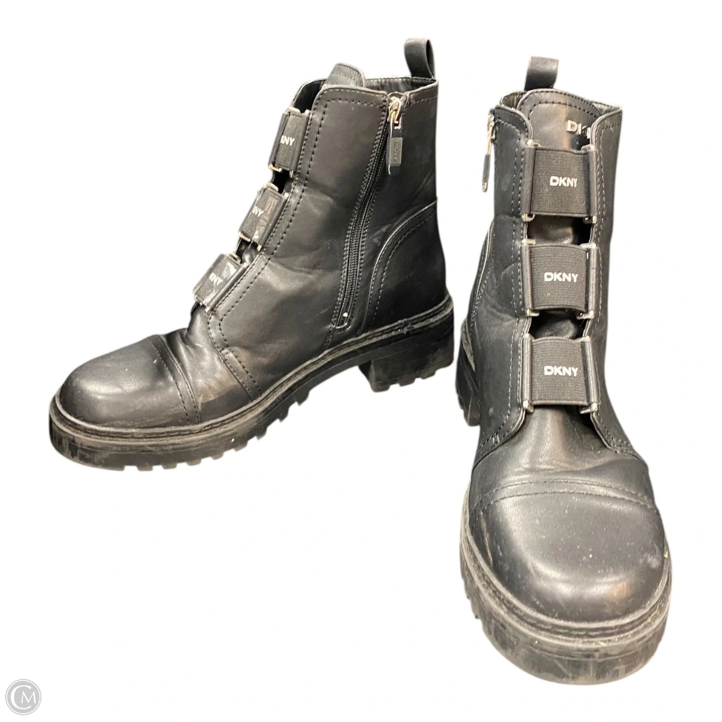 Boots Combat By Dkny In Black, Size: 11