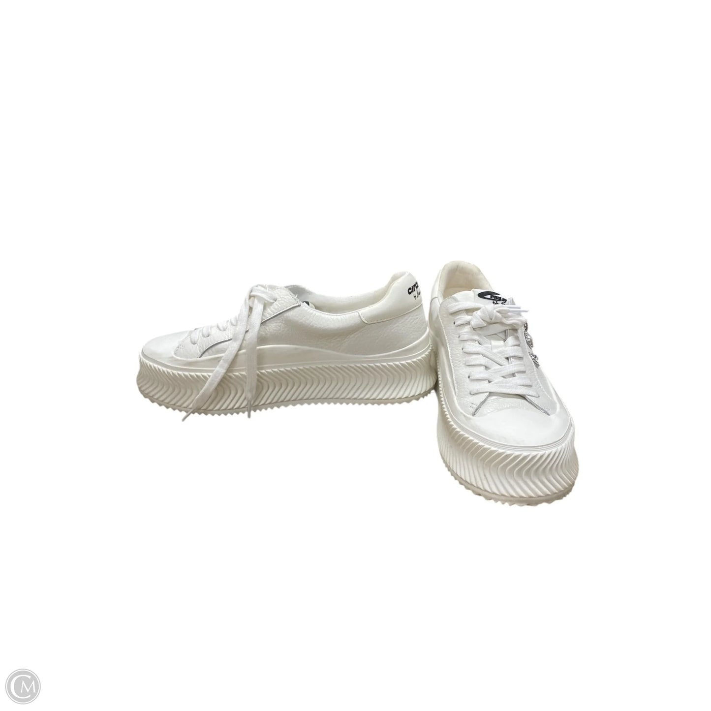 Shoes Sneakers By Sam Edelman In Silver & Yellow, Size: 8