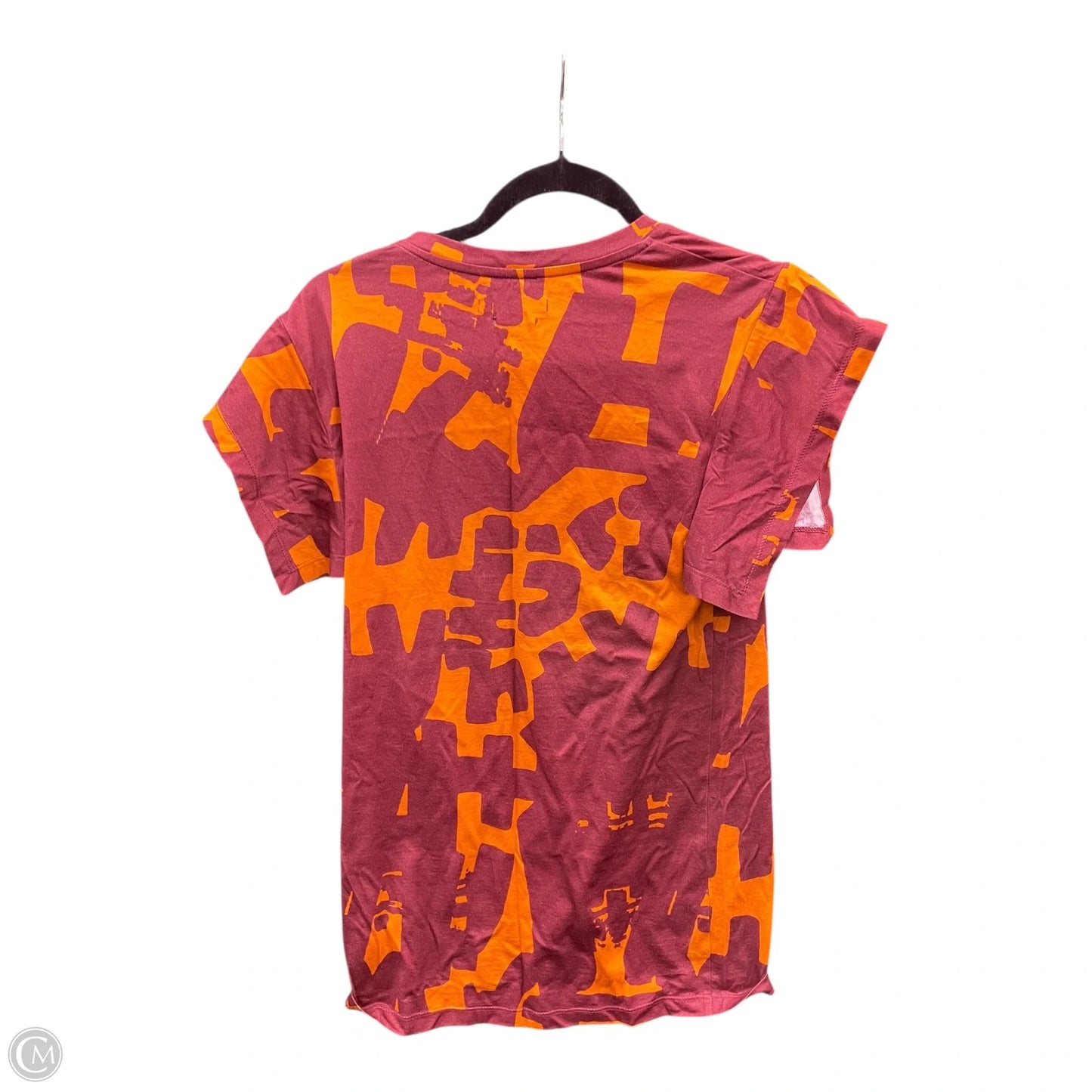 Top Short Sleeve Designer By Isabel Marant In Geometric Pattern, Size: S