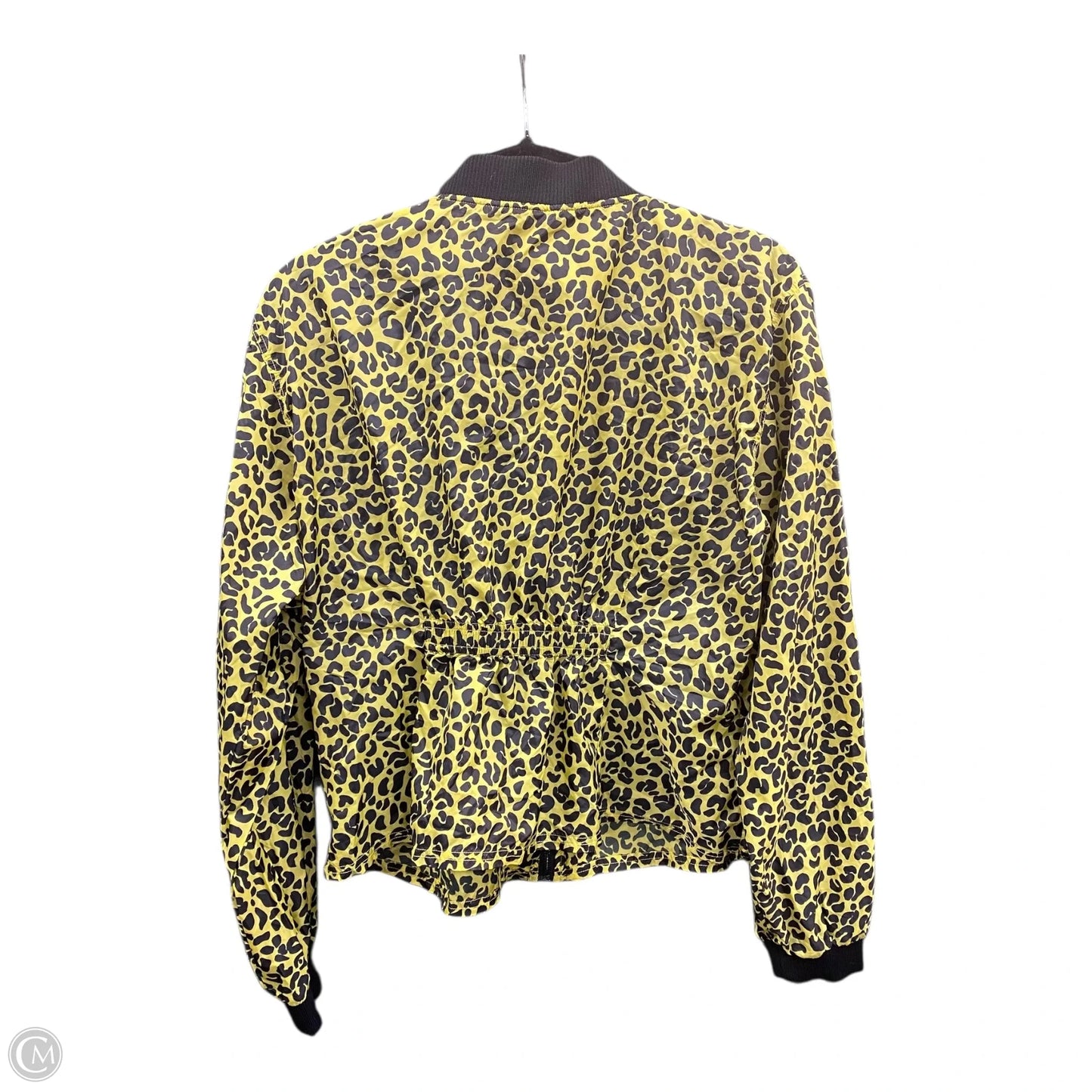 Jacket Windbreaker By Good American In Animal Print, Size: 4