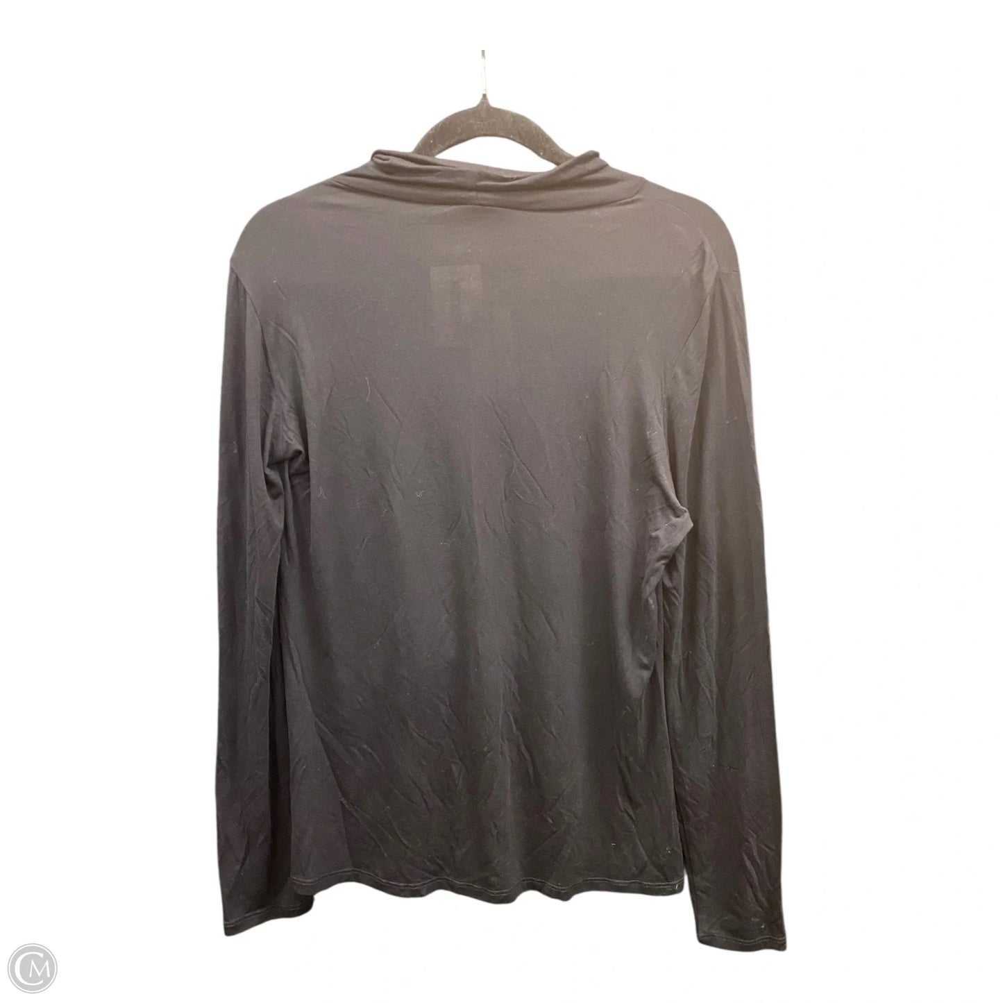 Top Long Sleeve By Cable And Gauge In Black, Size: Xl