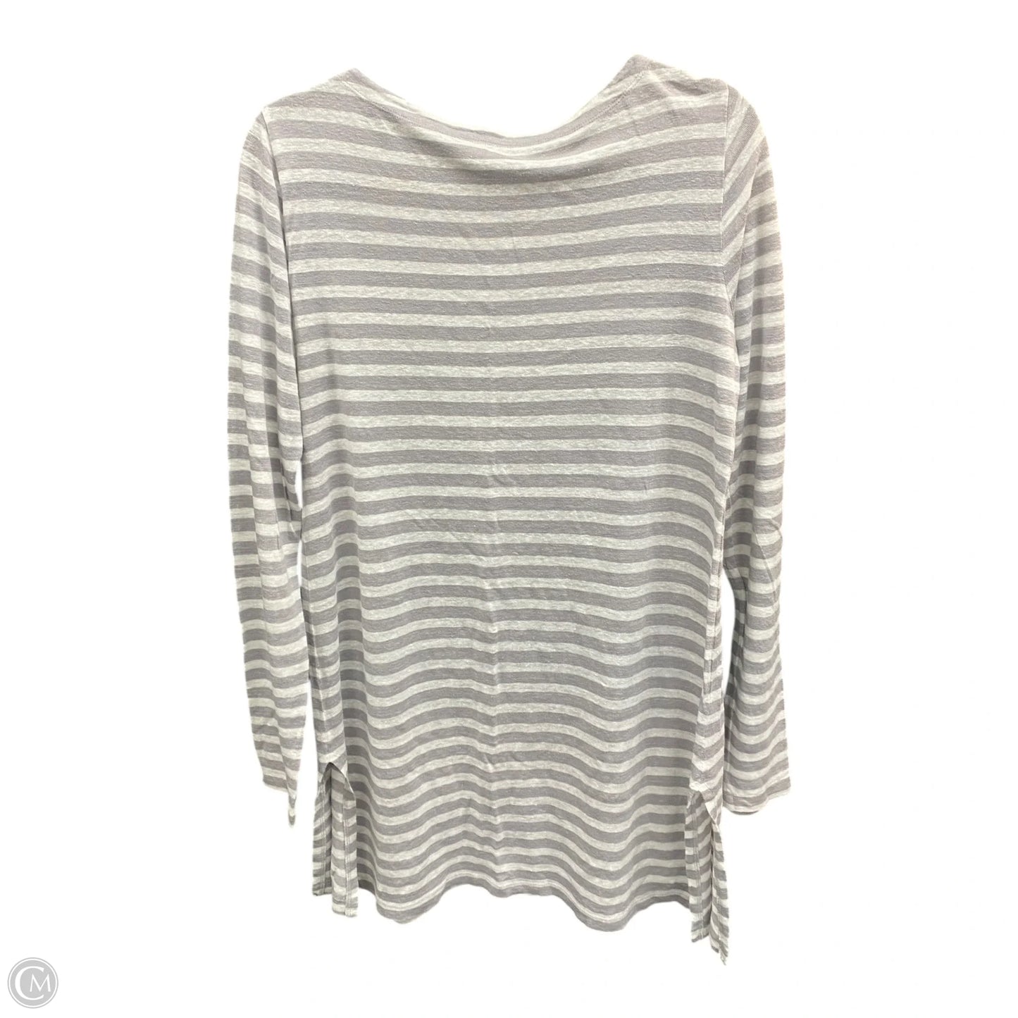 Tunic Long Sleeve By Eileen Fisher In Striped Pattern, Size: Sp