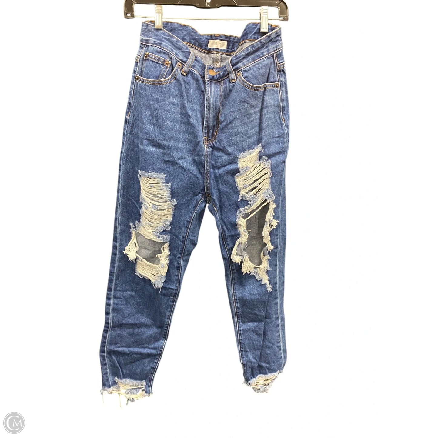 Jeans Skinny By Vestique In Blue, Size: S