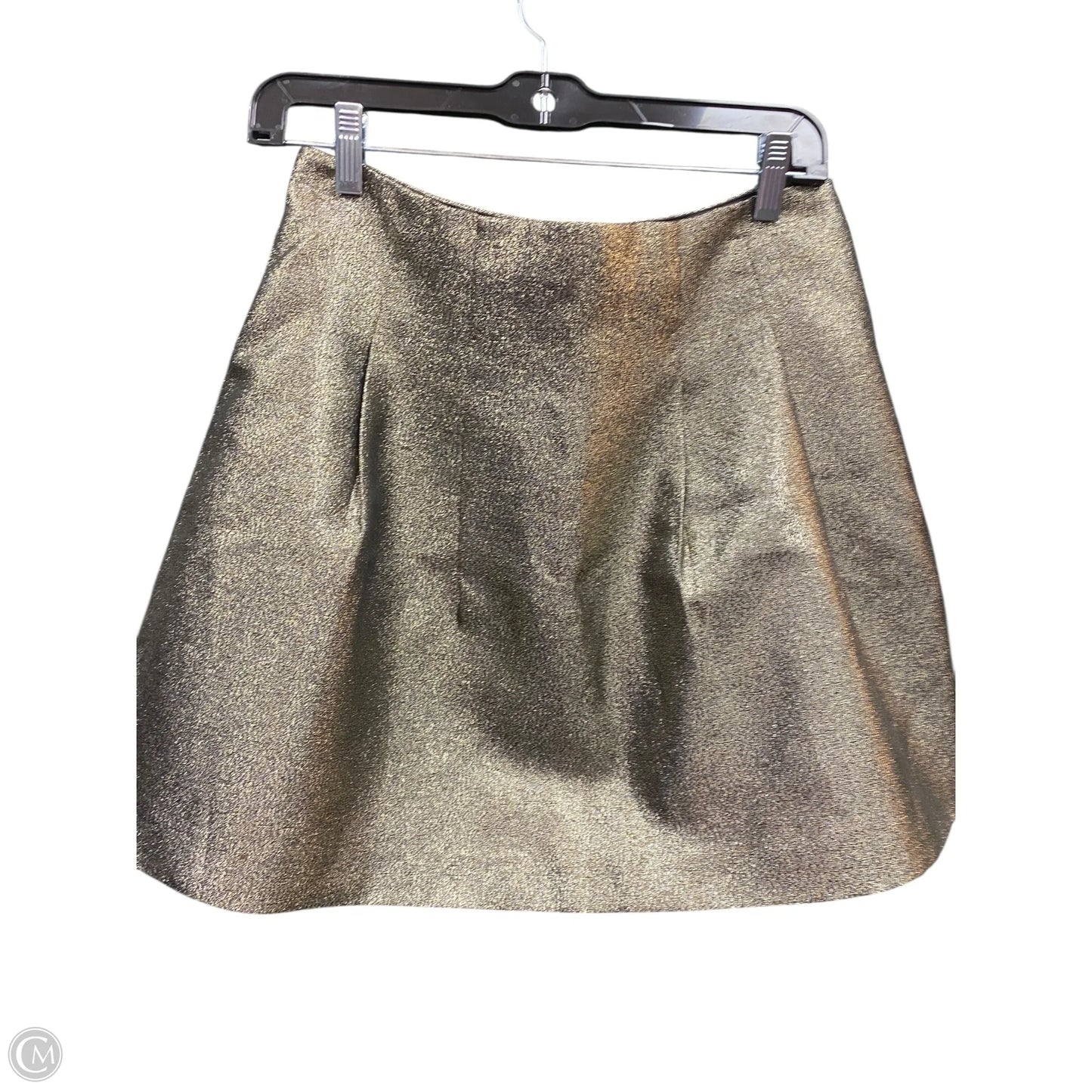 Skirt Mini & Short By Madewell In Gold, Size: 6