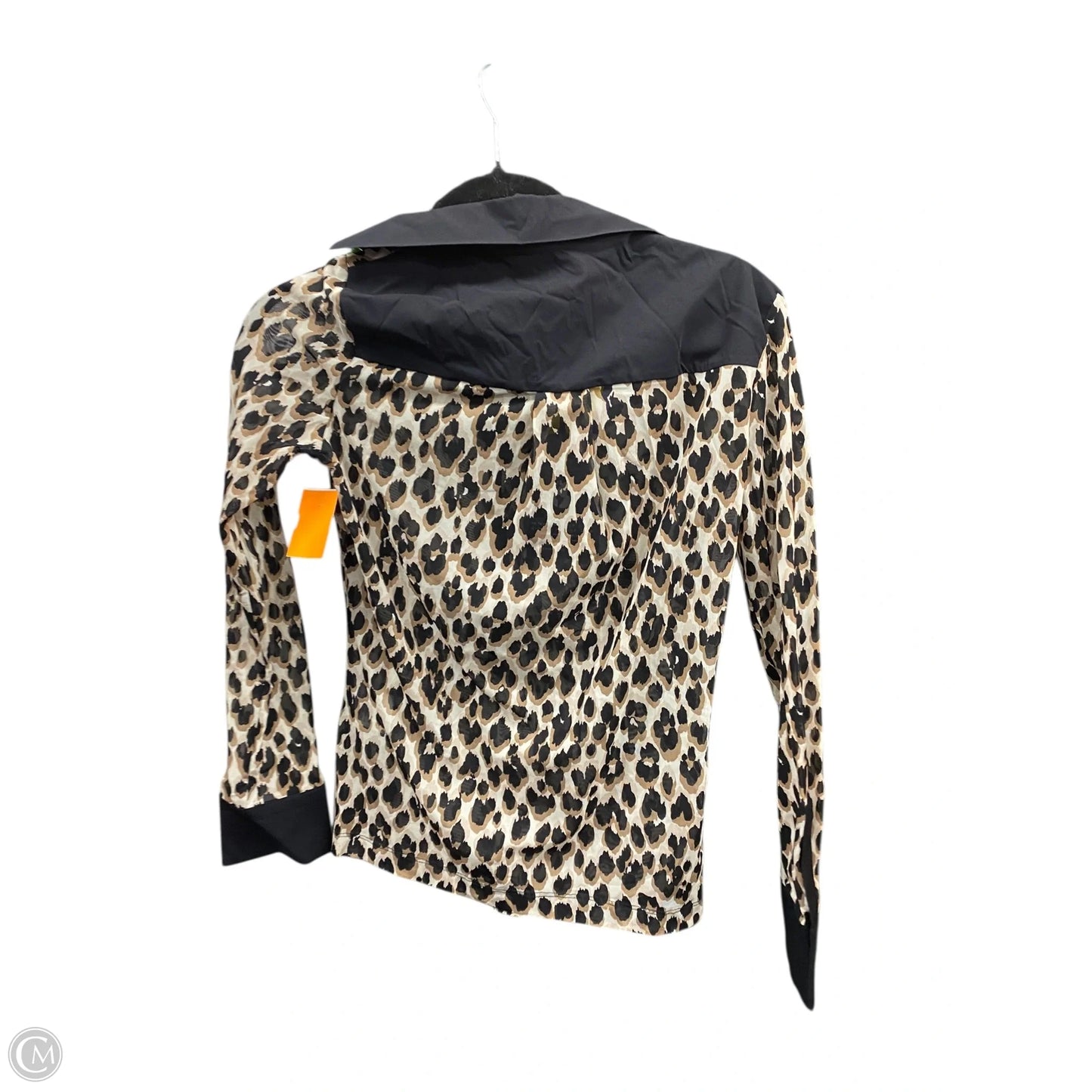 Blouse Long Sleeve By Clothes Mentor In Animal Print, Size: S
