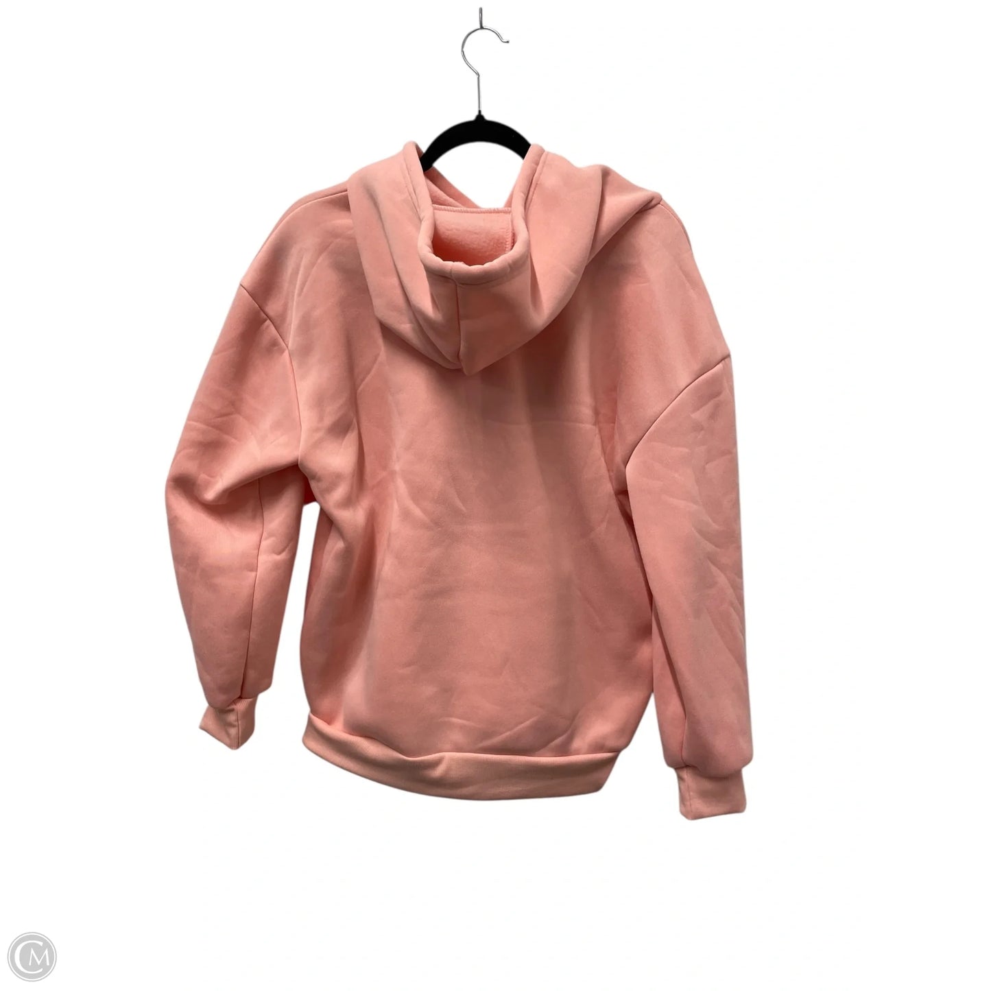 Sweatshirt Hoodie By Clothes Mentor In Peach, Size: M