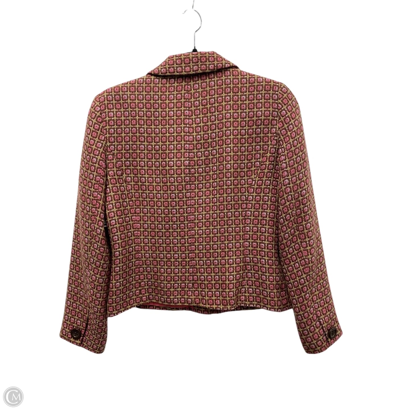 Blouse Long Sleeve By Clothes Mentor In Geometric Pattern, Size: 4p