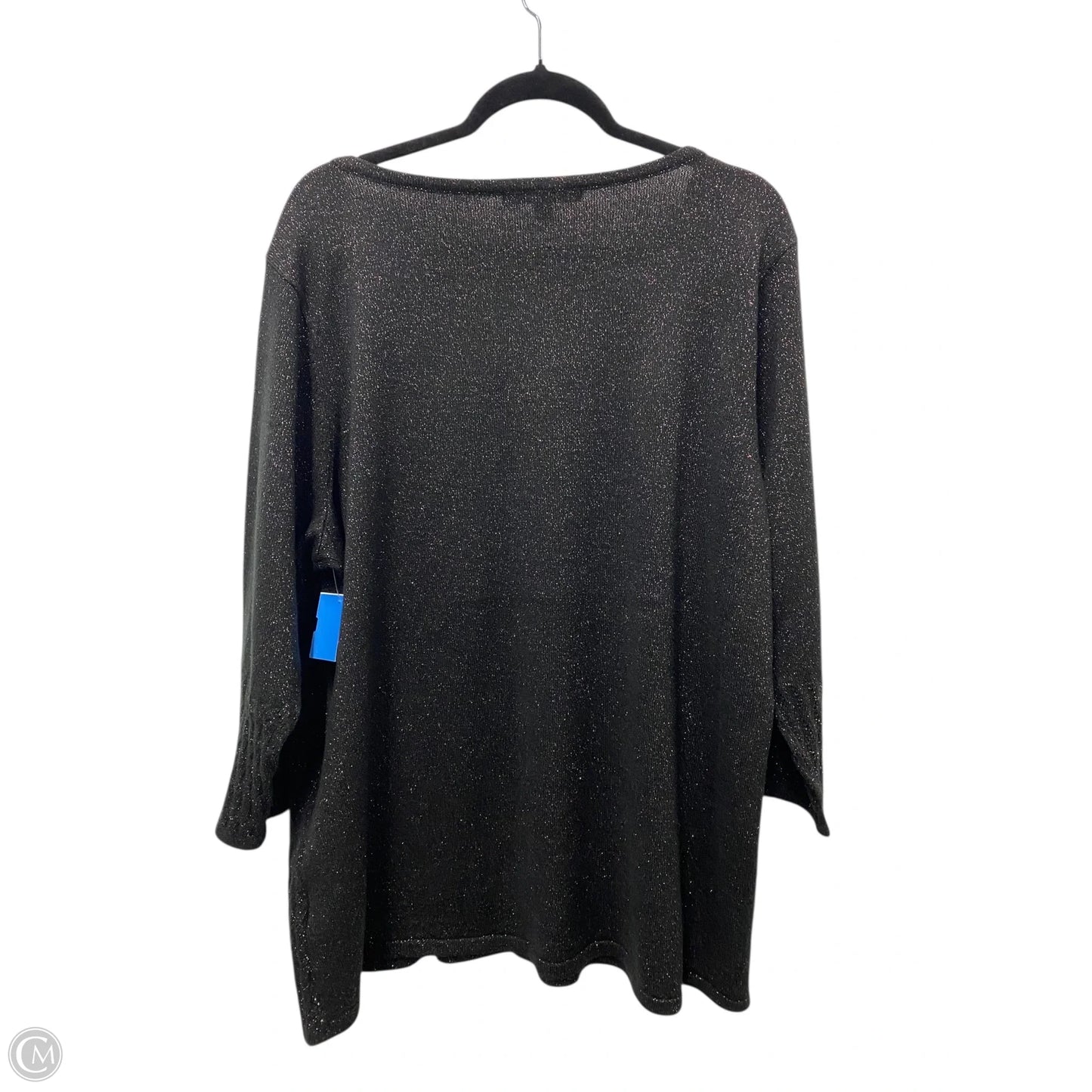 Sweater By Briggs In Black, Size: 2x