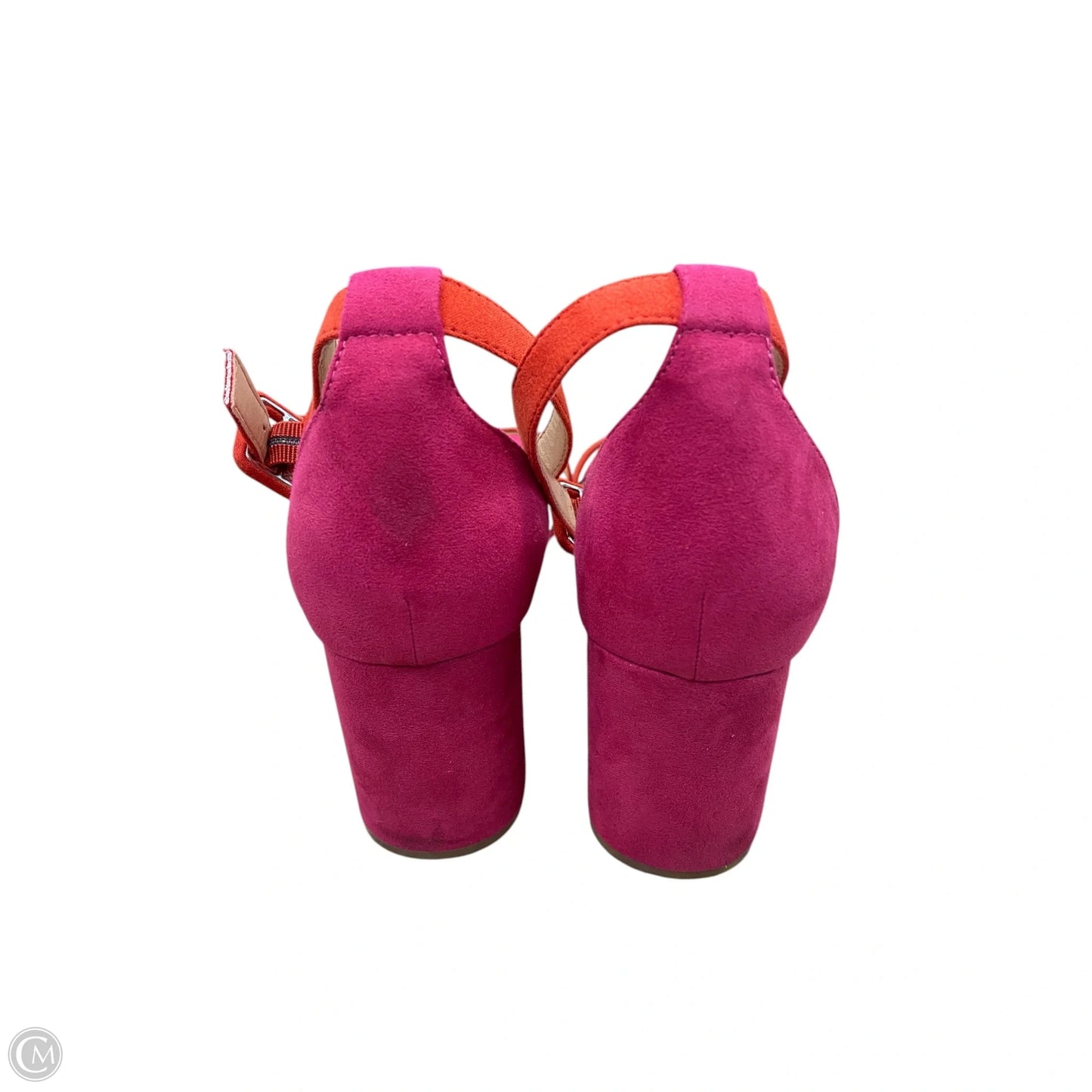 Shoes Heels Block By Cl By Chinese Laundry In Pink & Red, Size: 9.5
