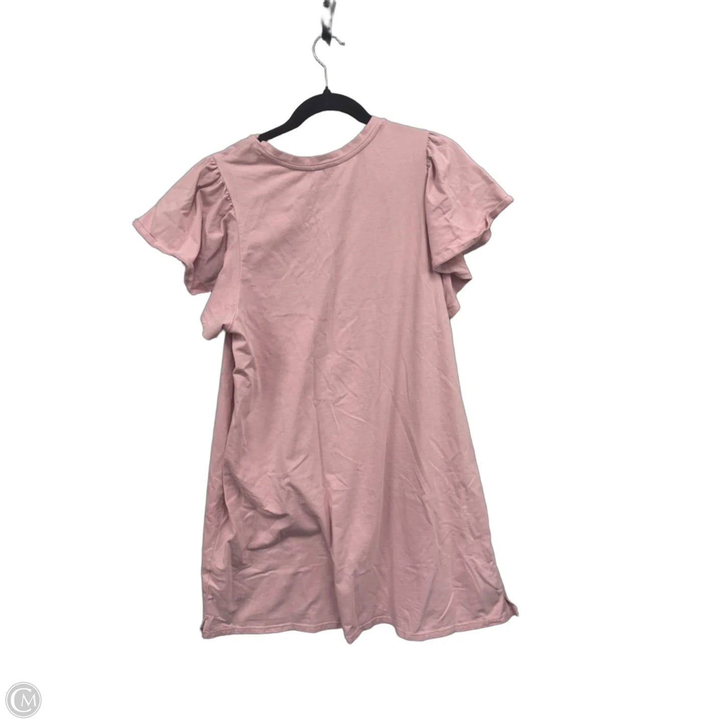 Dress Casual Short By Terra & Sky In Pink, Size: Xl