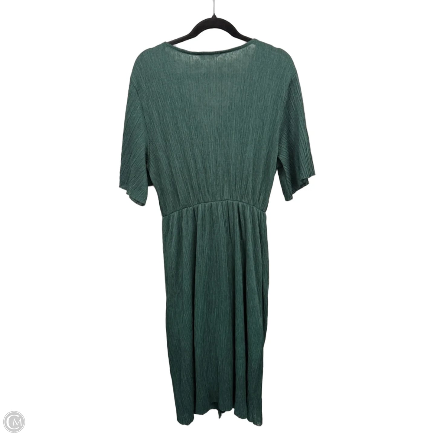 Dress Casual Midi By All In Favor In Green, Size: Xl