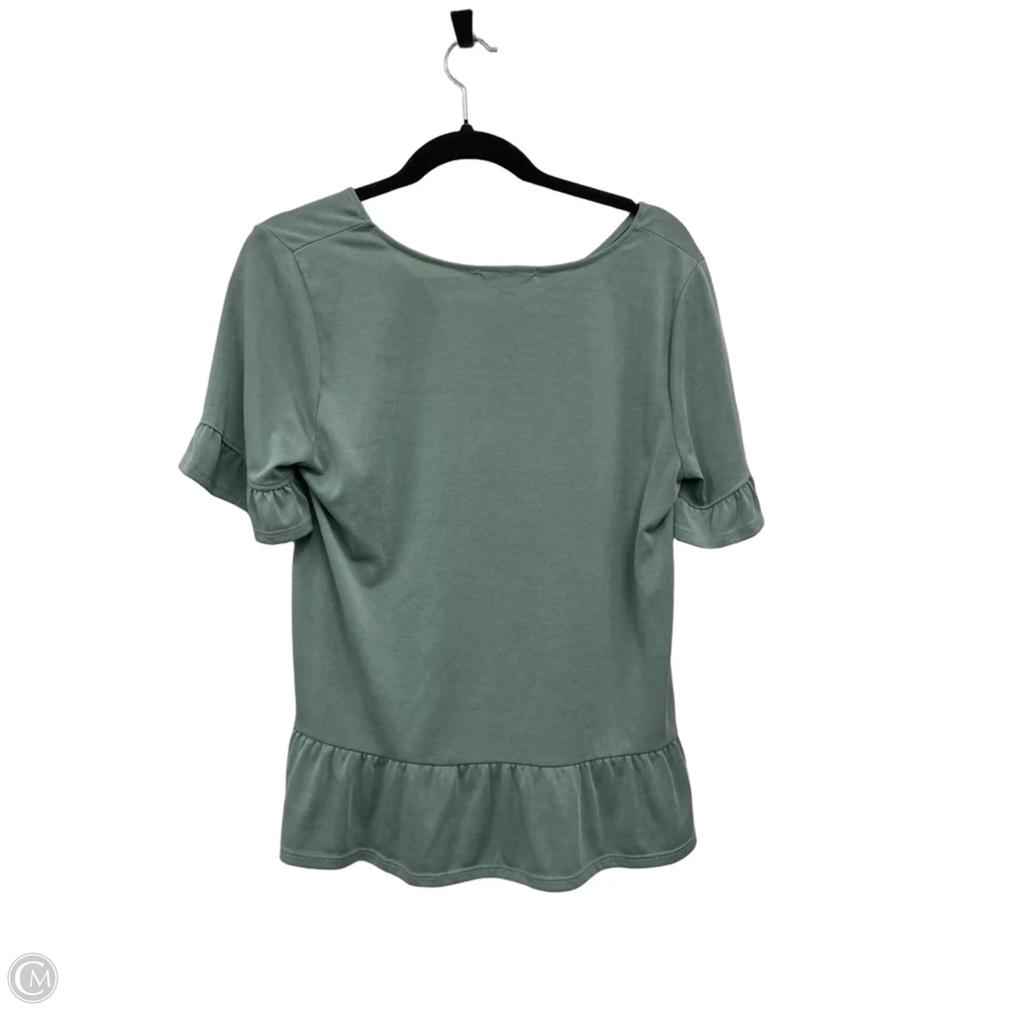 Top Short Sleeve By Green Envelope In Green, Size: M