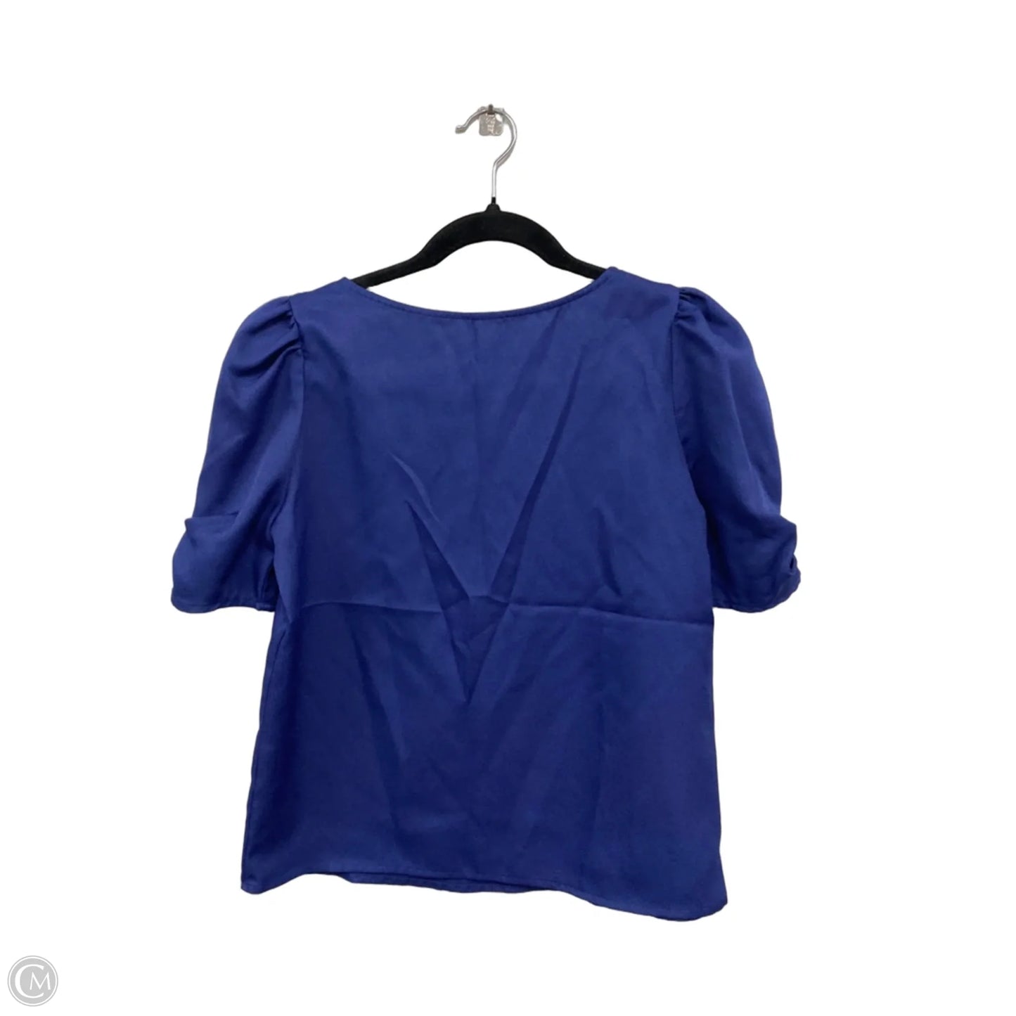 Top Short Sleeve By Shein In Navy, Size: Xs
