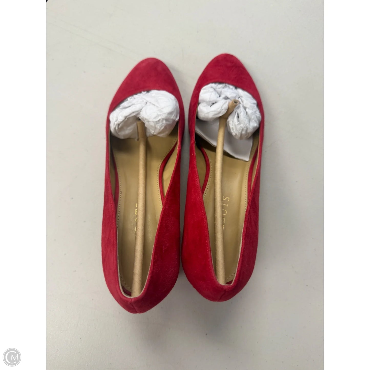 Shoes Heels Block By Talbots In Red, Size: 9