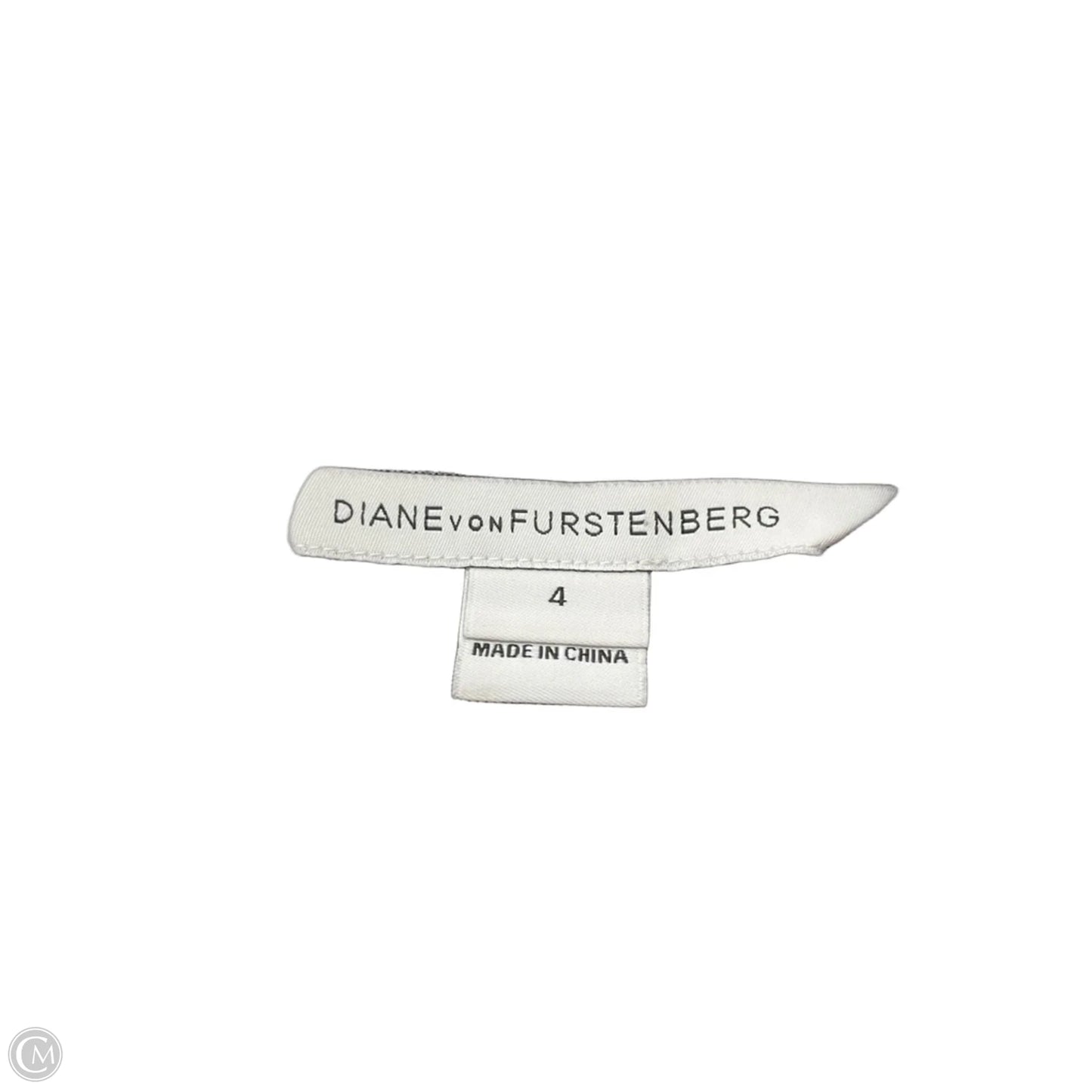 Dress Designer By Diane Von Furstenberg In Blue & White, Size: 4