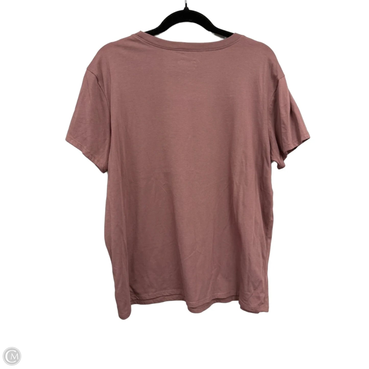 Top Short Sleeve Basic By Clothes Mentor In Maroon, Size: M