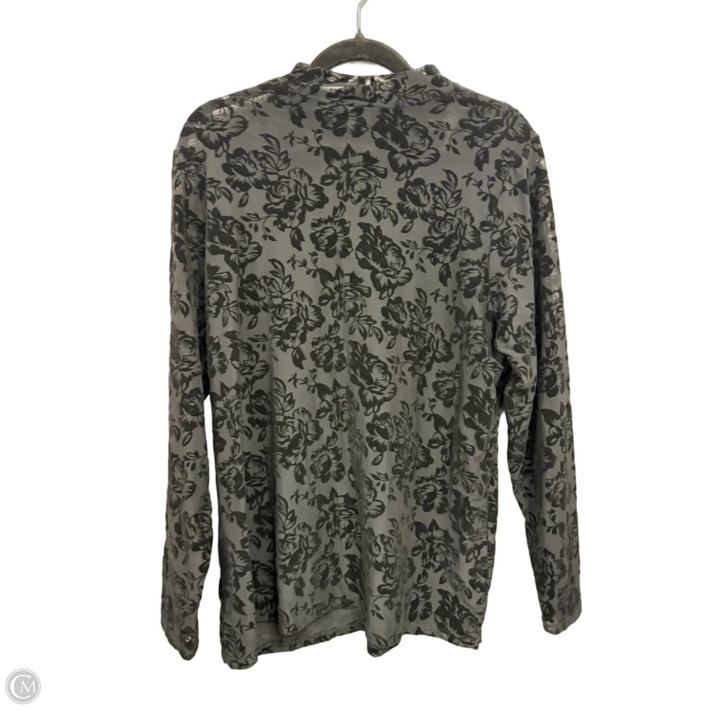 Blouse Long Sleeve By Torrid In Black, Size: L
